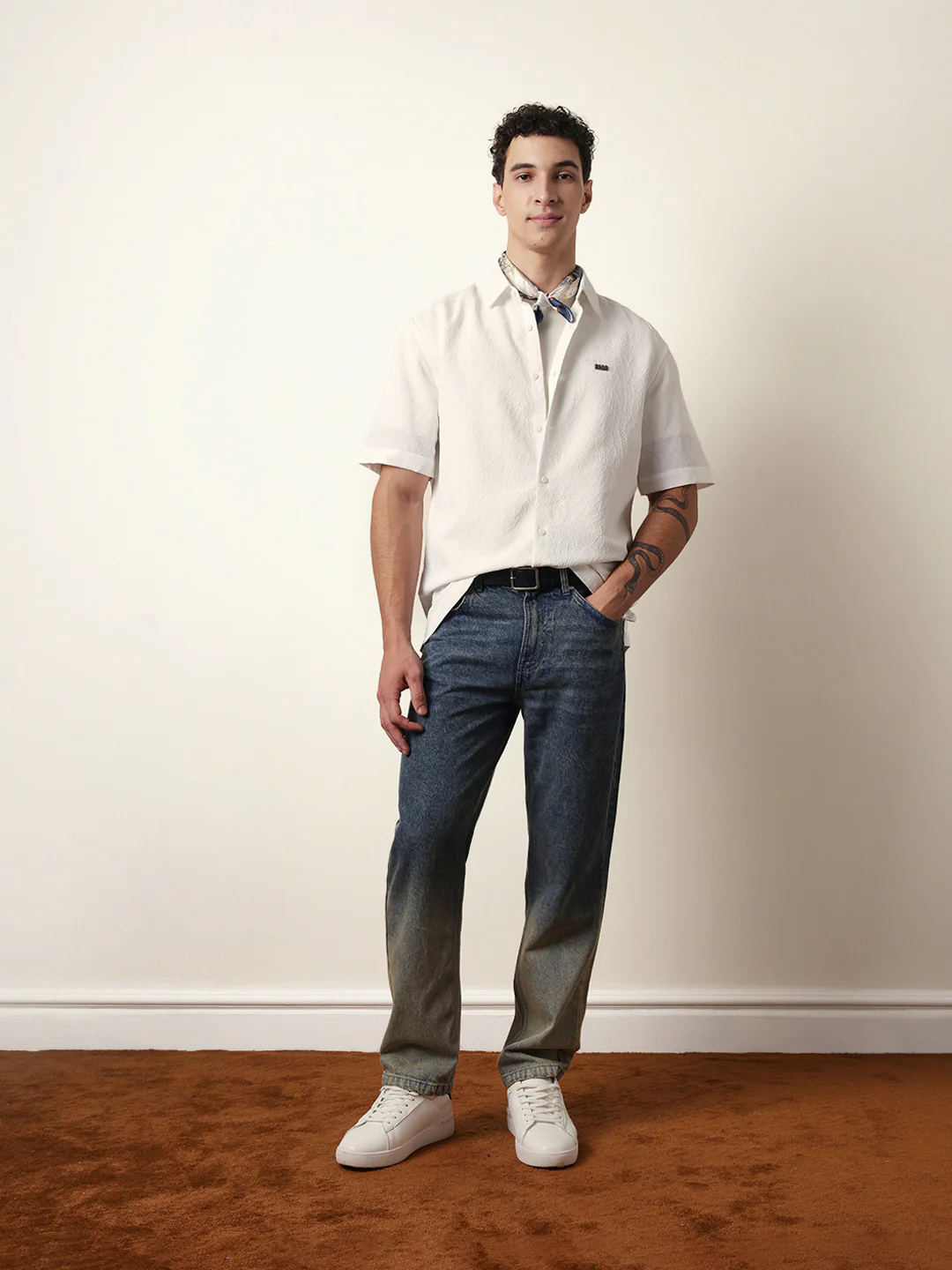 Men Modern Fit Casual Shirt - Image 2