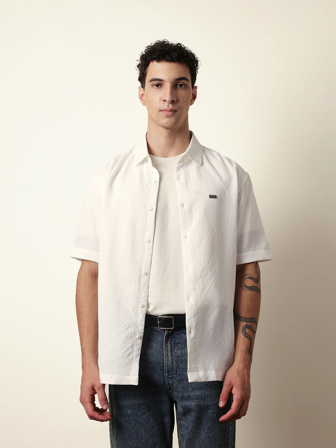 Men Modern Fit Casual Shirt - Image 3