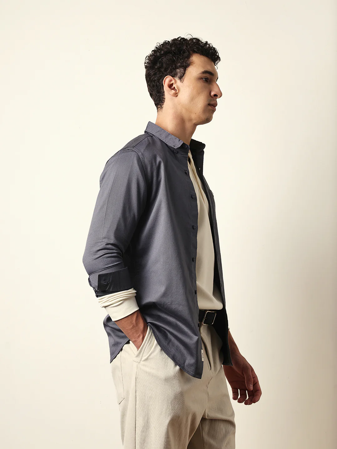 Men Modern Fit Casual Shirt - Image 5