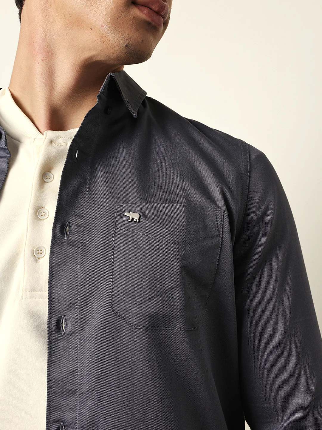 Men Modern Fit Casual Shirt - Image 6