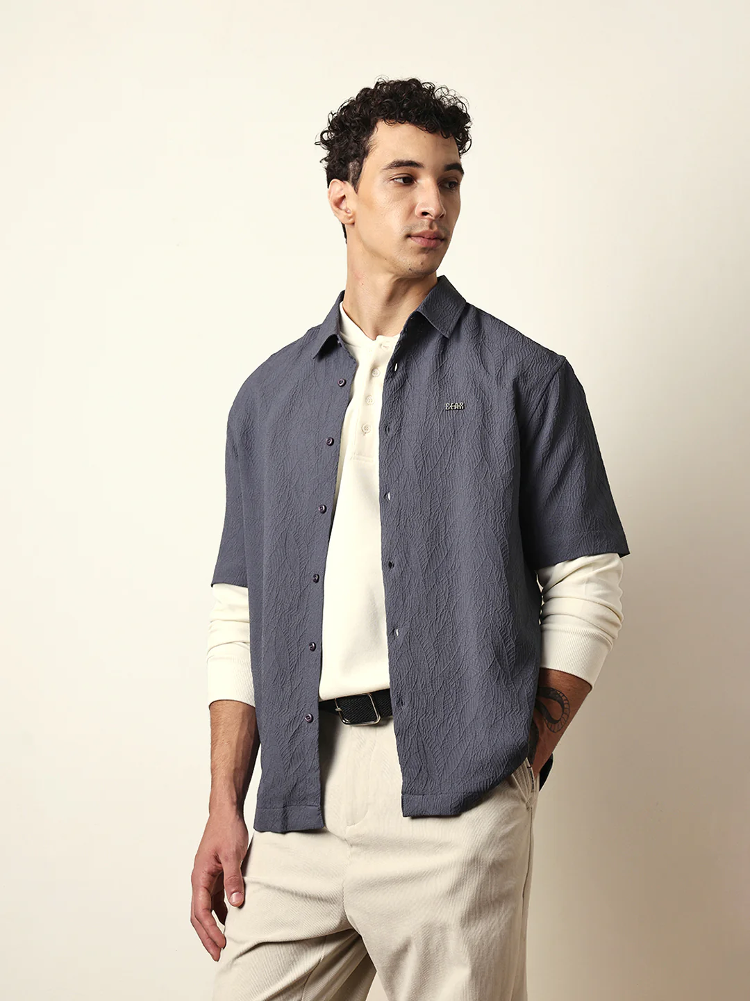 Men Modern Fit Casual Shirt - Image 4
