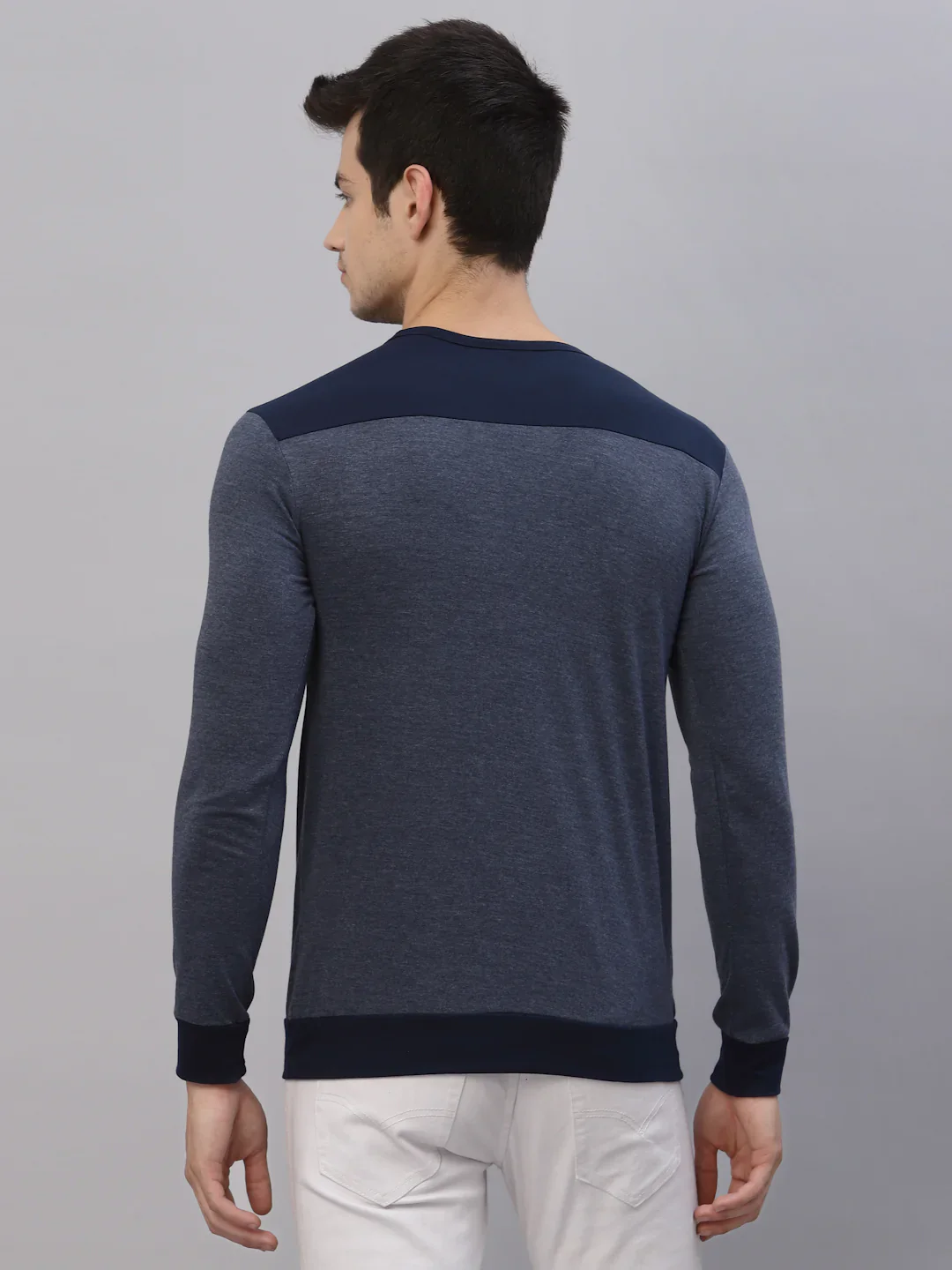 Men Modern Minimalism Solid T-Shirt - Image 2
