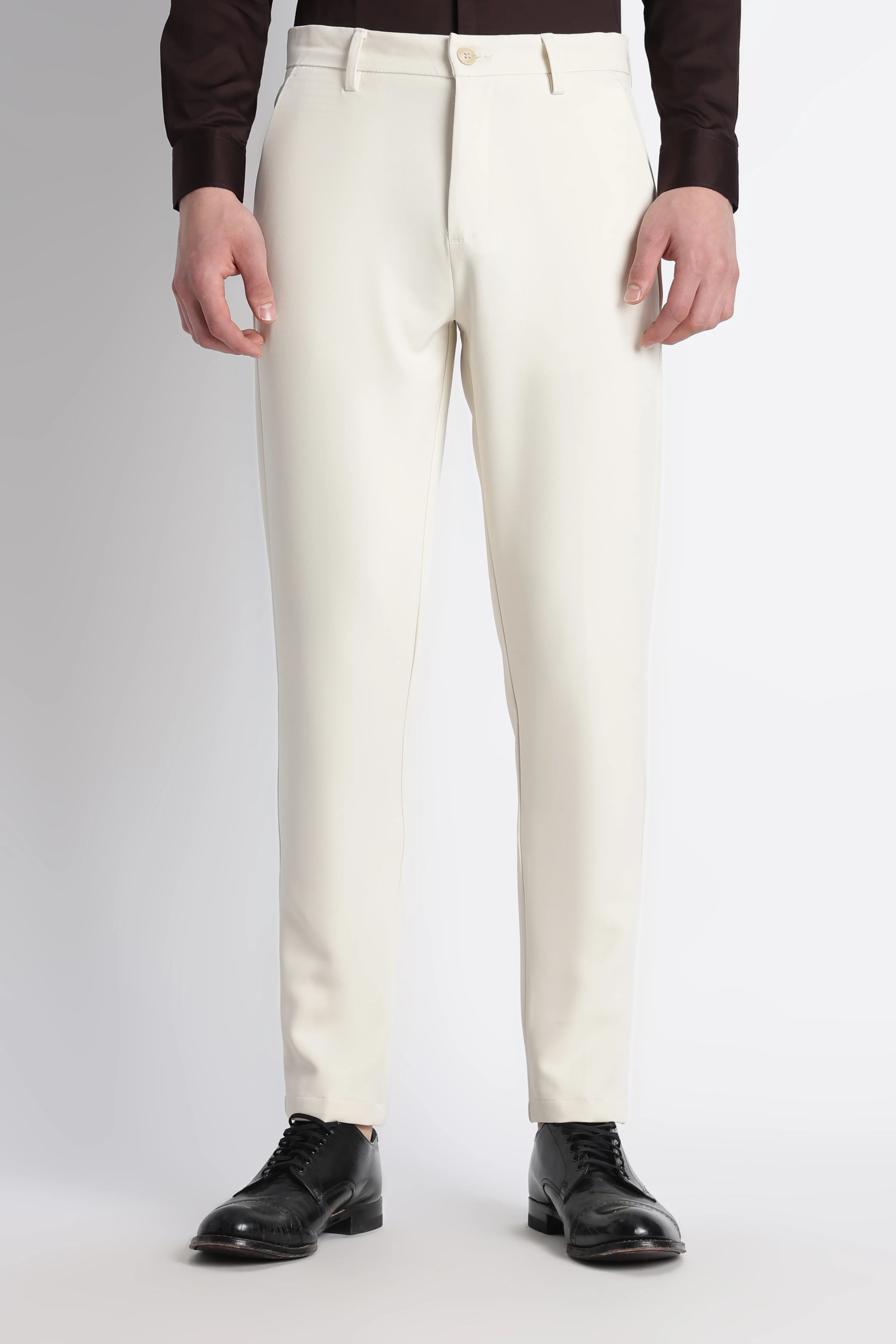 Men Modern Slim Fit Trousers - Image 4