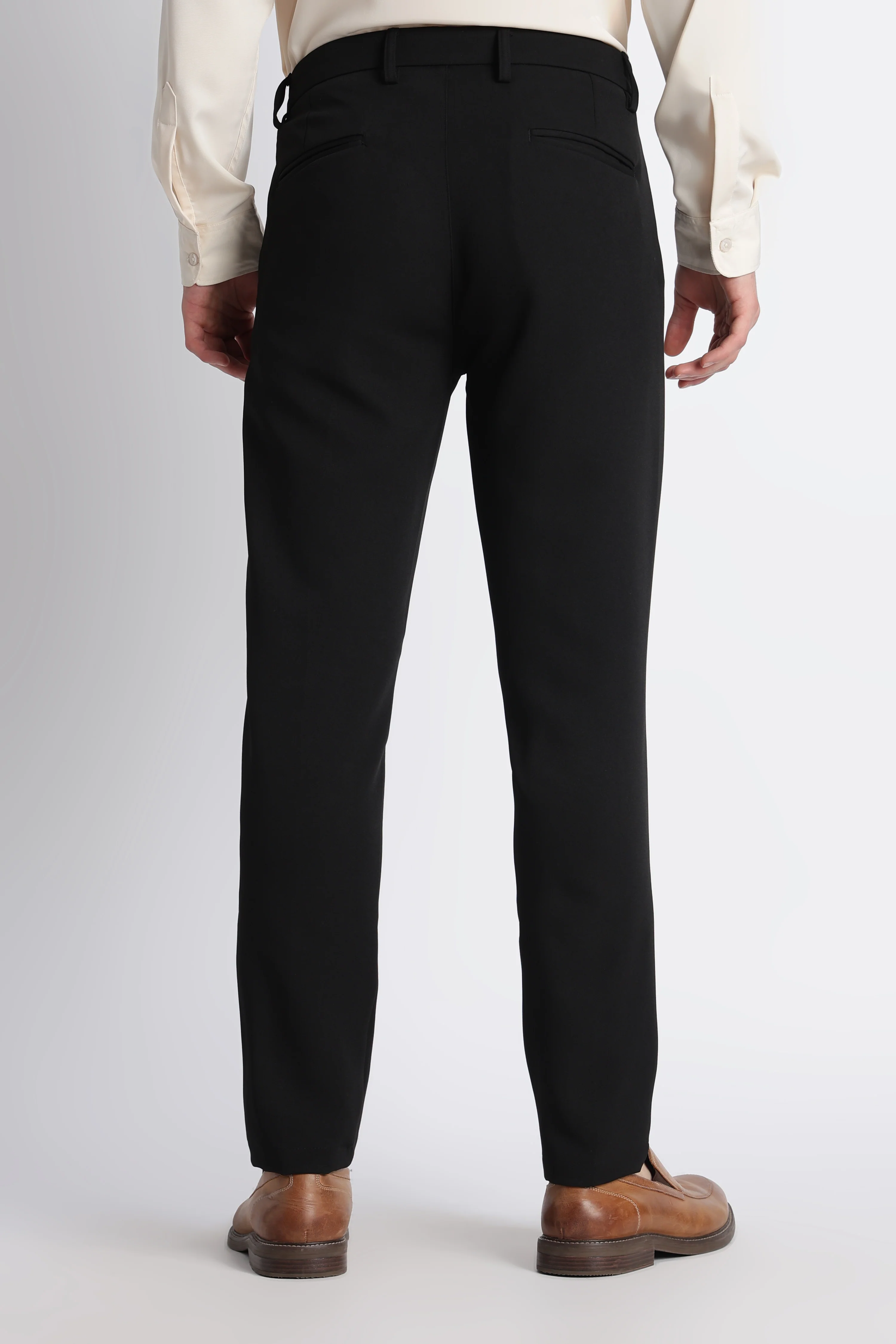 Men Modern Slim Fit Trousers - Image 4