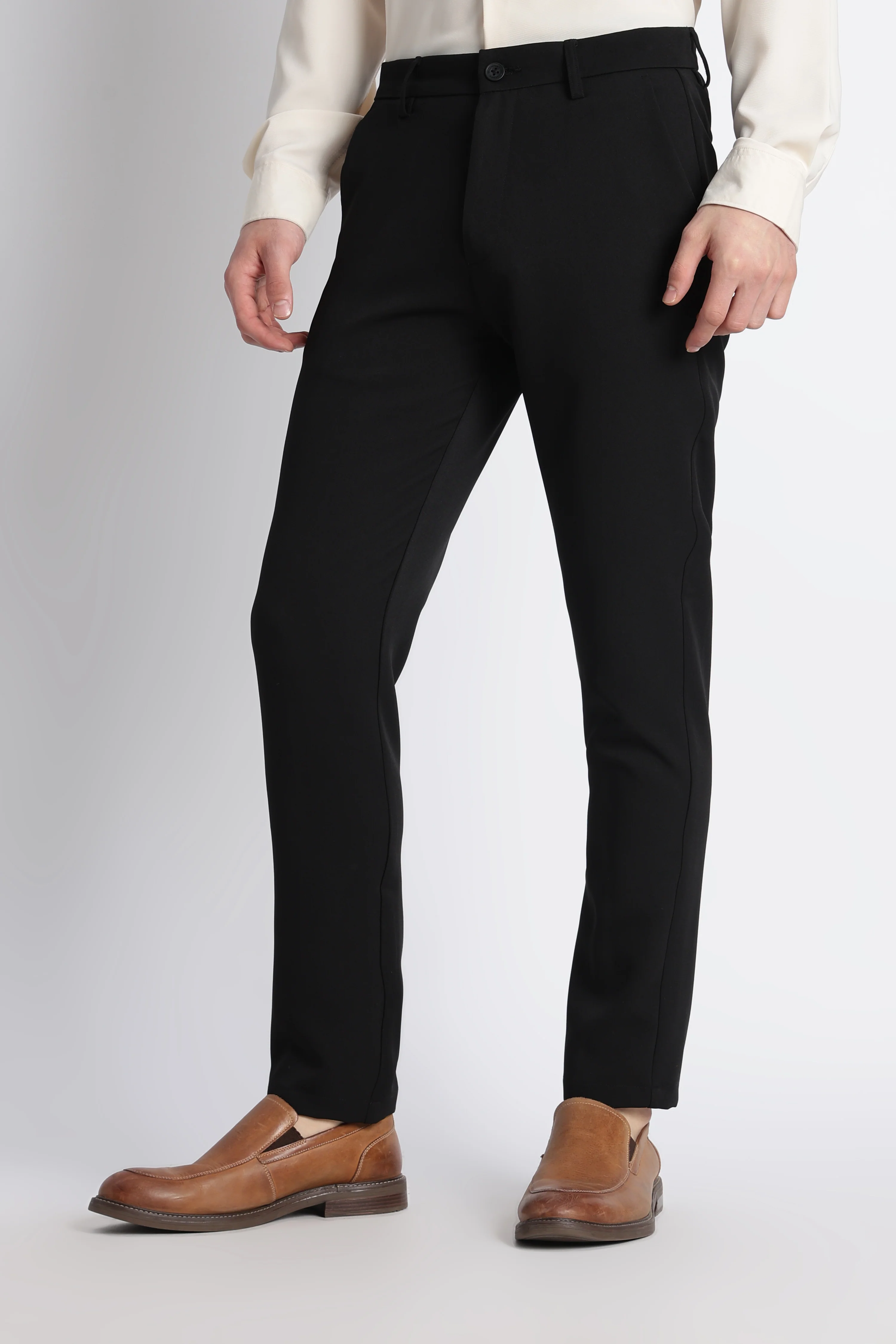 Men Modern Slim Fit Trousers - Image 7
