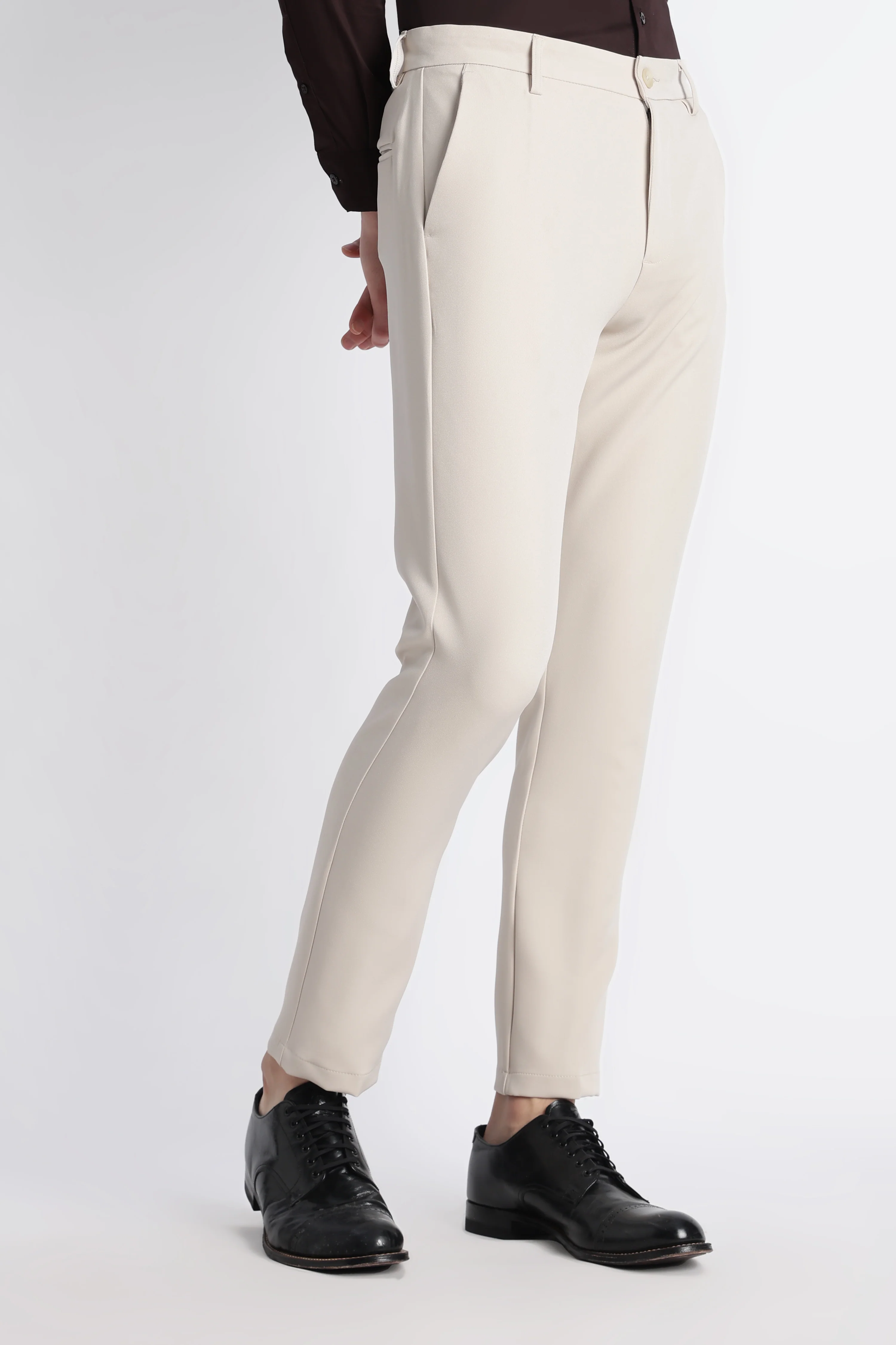 Men Modern Slim Fit Trousers - Image 8
