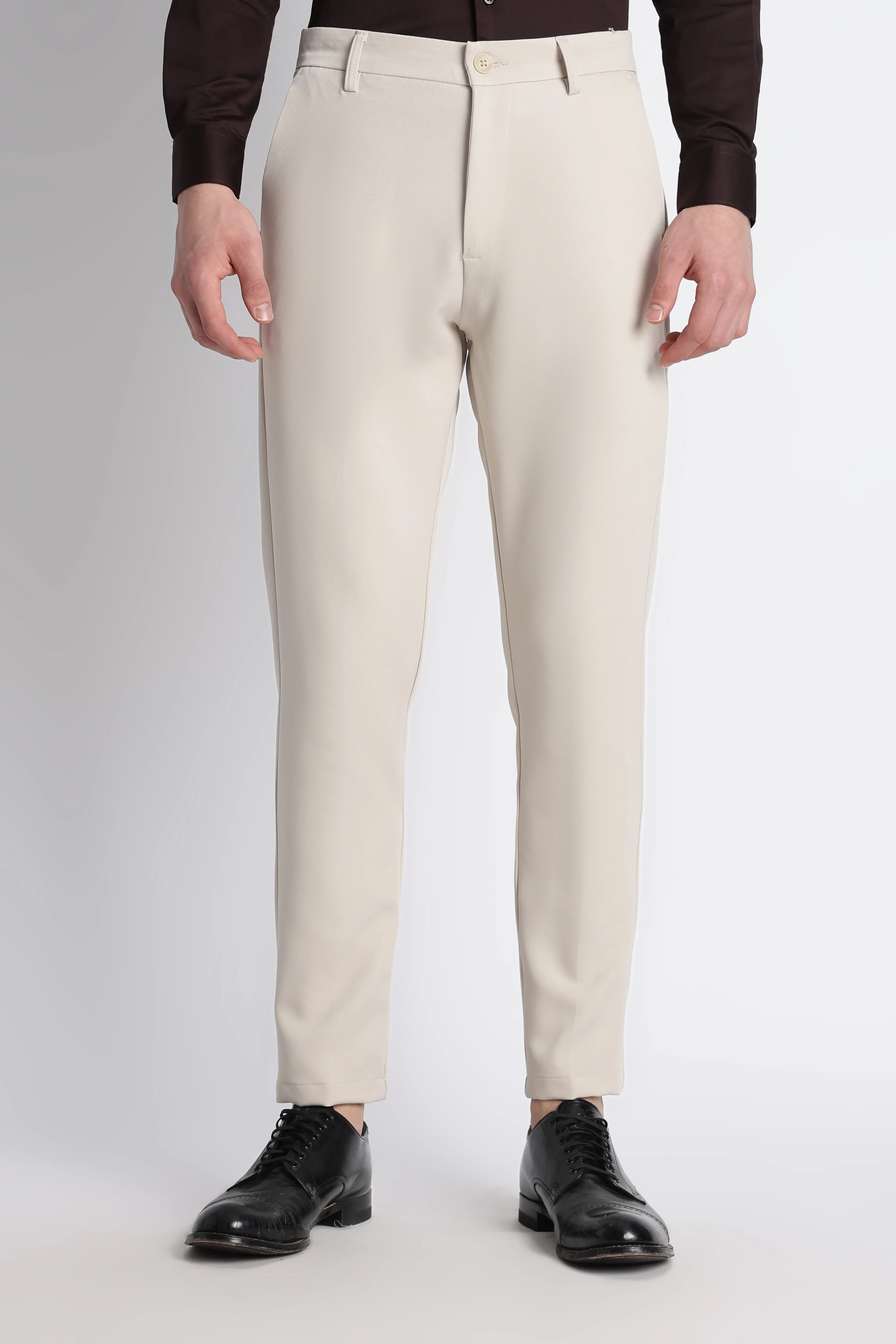 Men Modern Slim Fit Trousers - Image 9