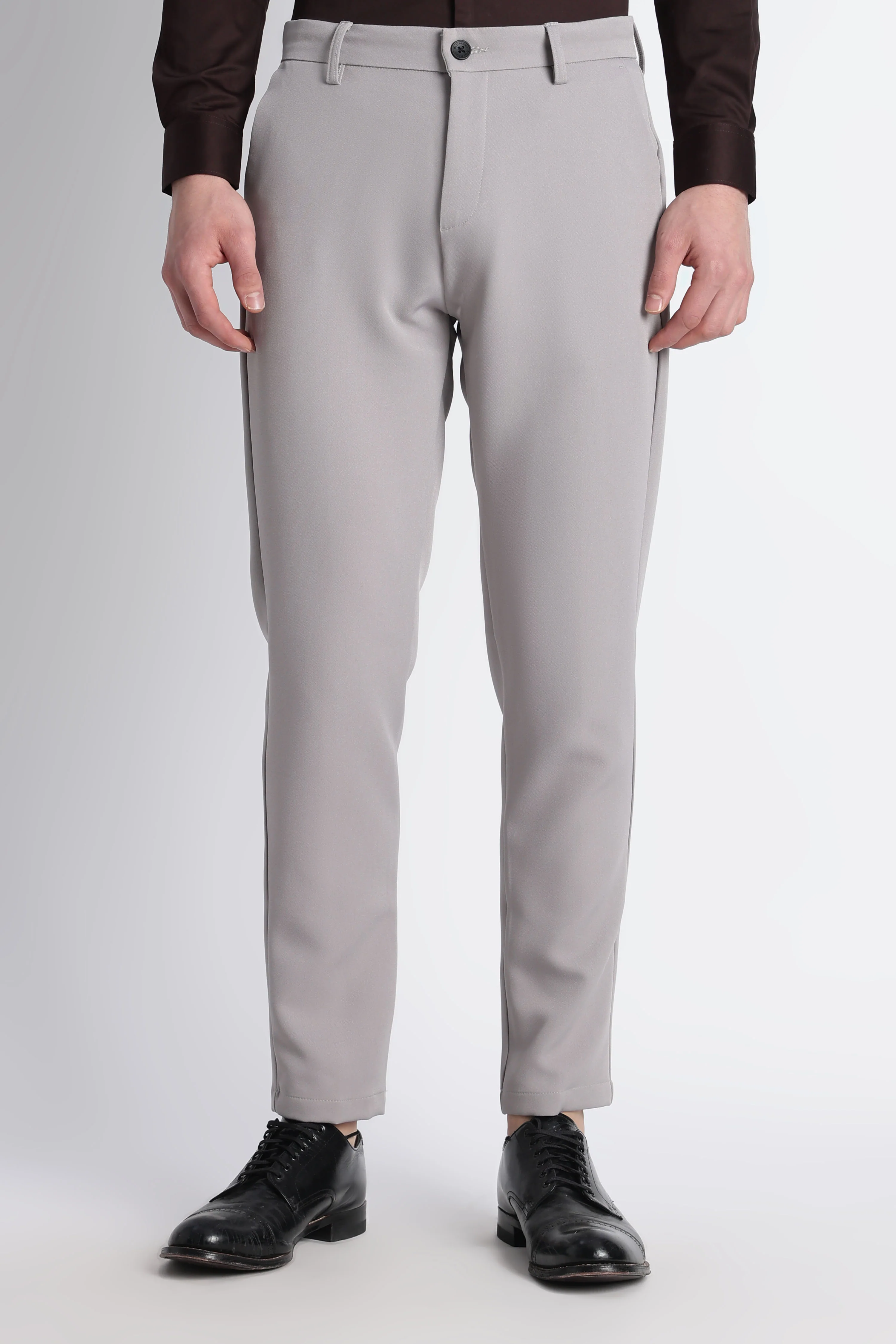 Men Modern Slim Fit Trousers - Image 8
