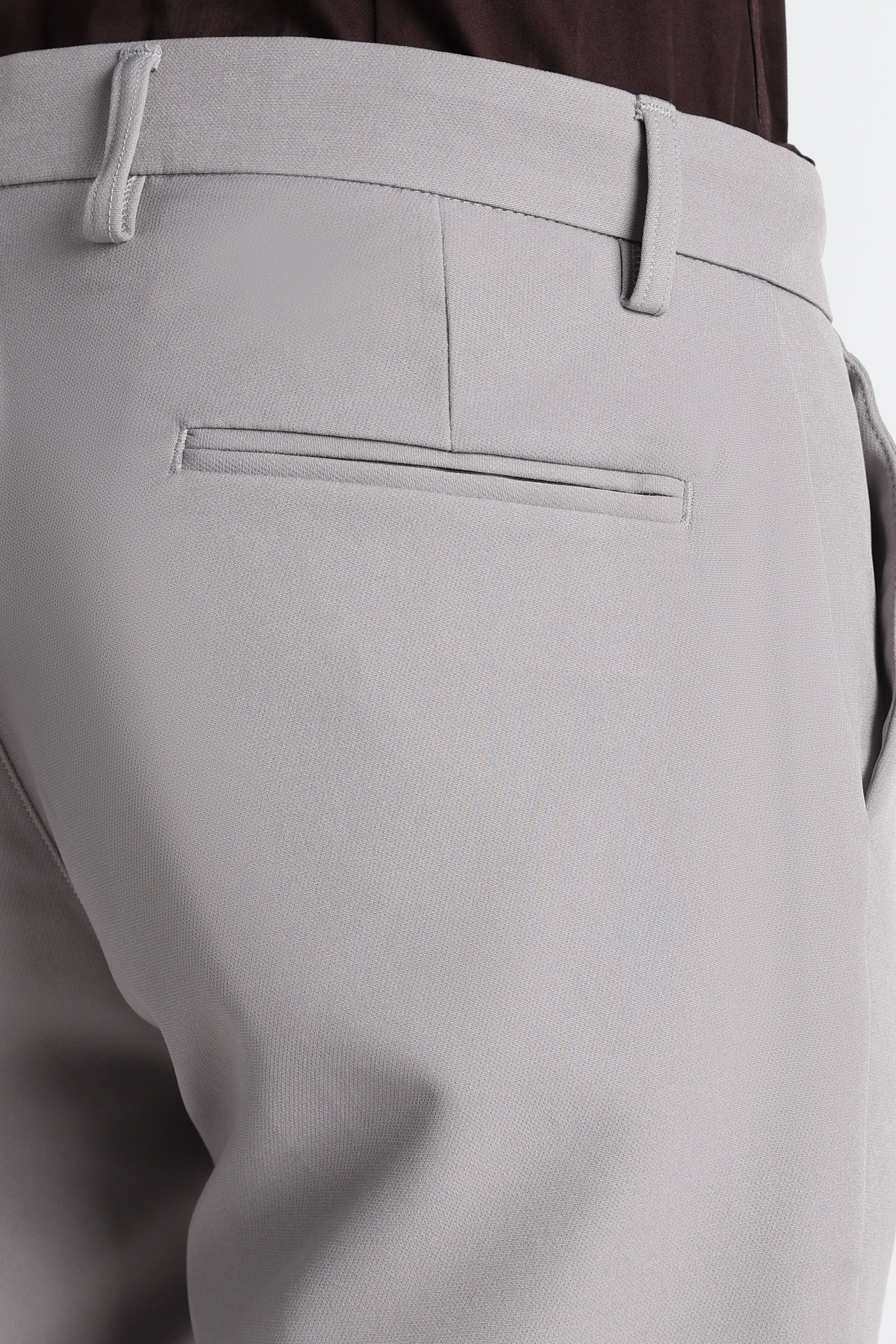 Men Modern Slim Fit Trousers - Image 9