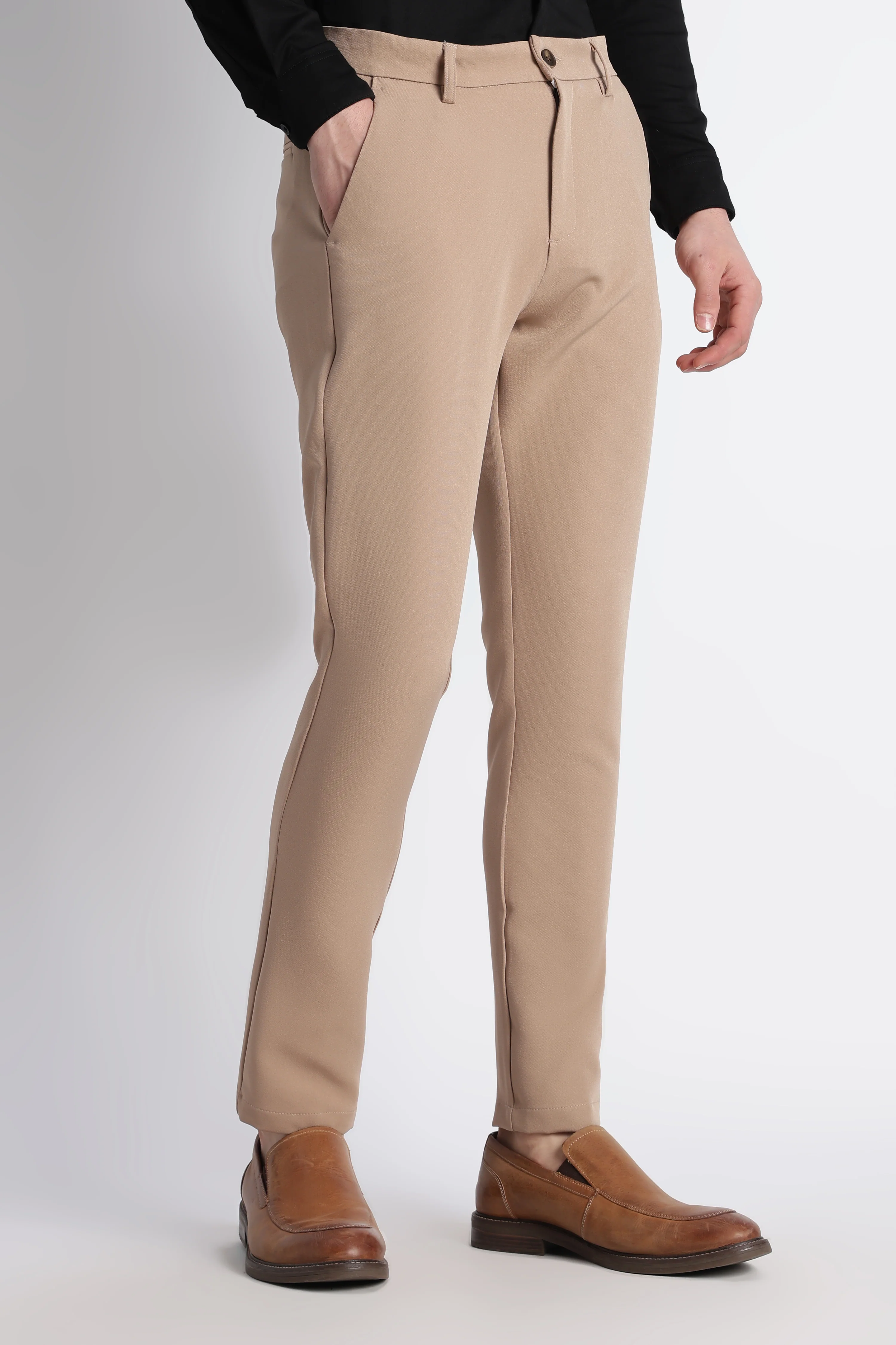 Men Modern Slim Fit Trousers - Image 8