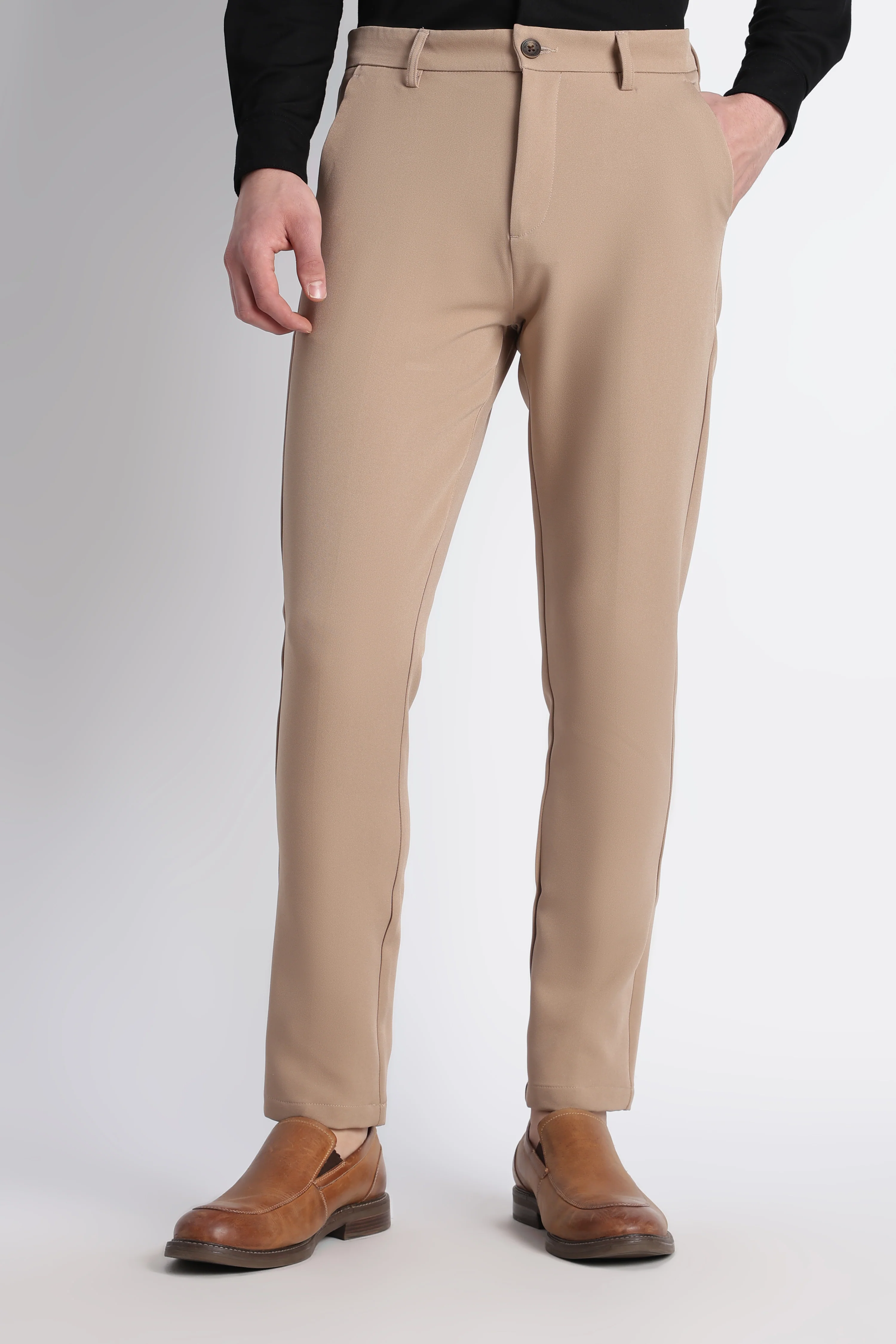 Men Modern Slim Fit Trousers - Image 9
