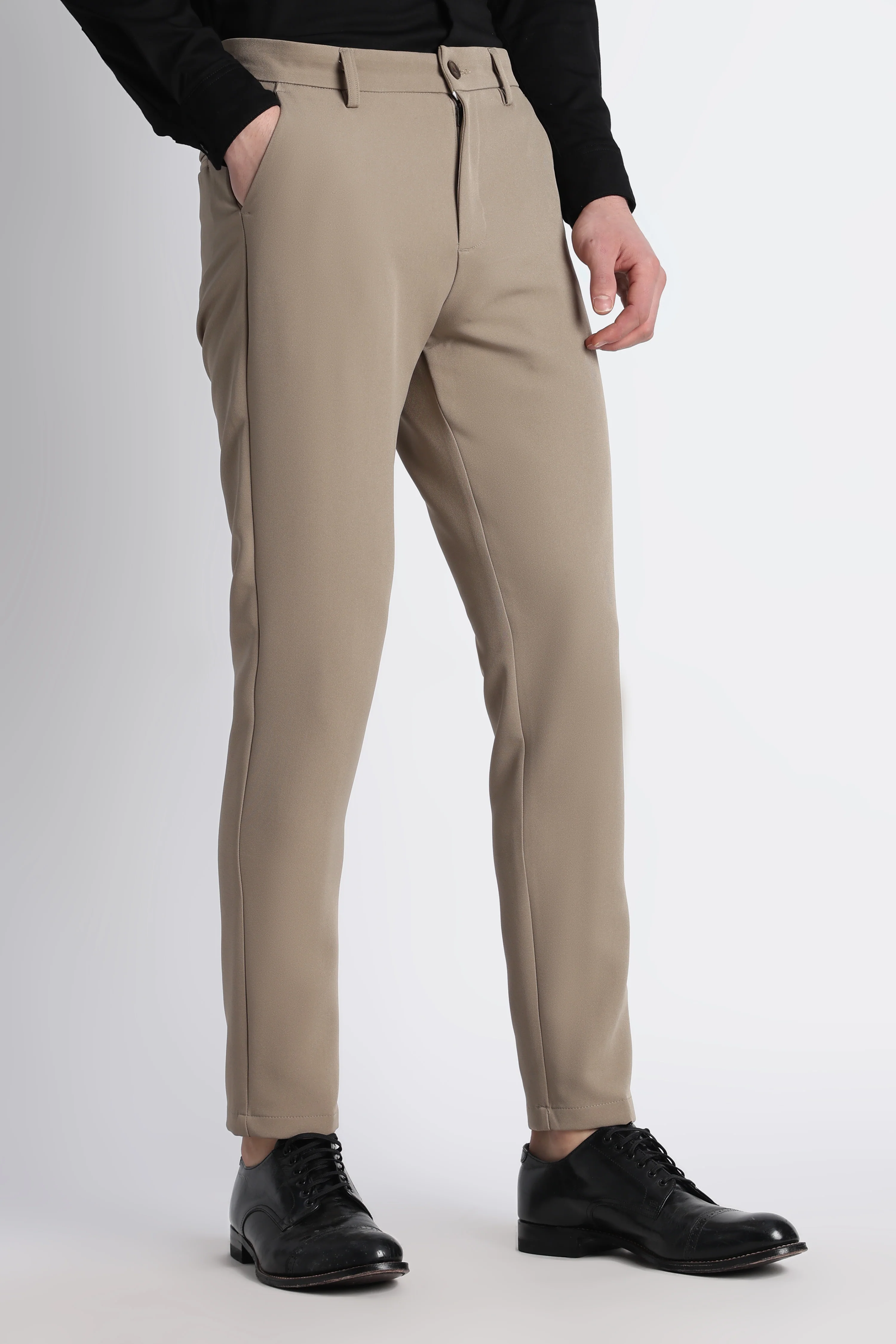 Men Modern Slim Fit Trousers - Image 8