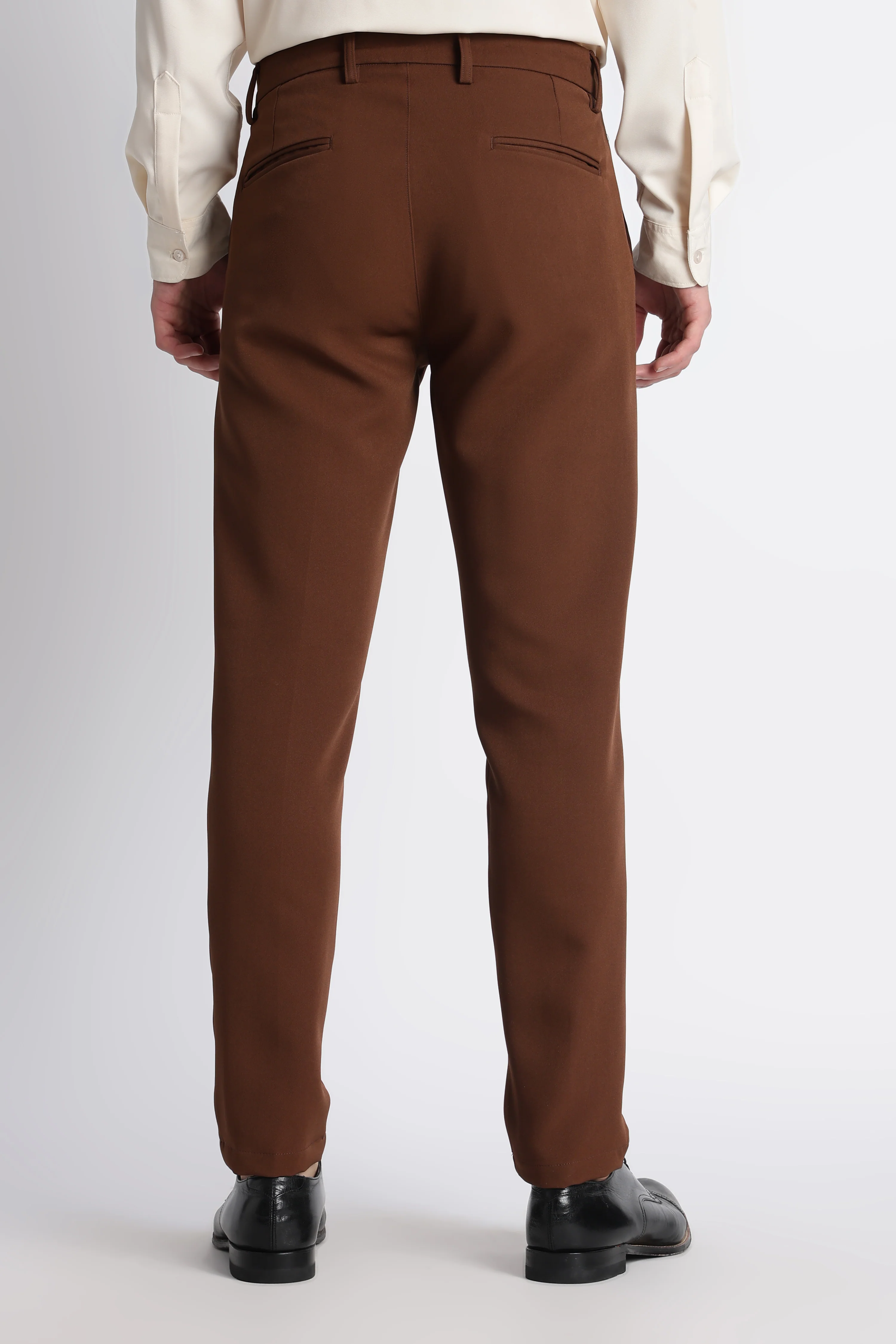 Men Modern Slim Fit Trousers - Image 2