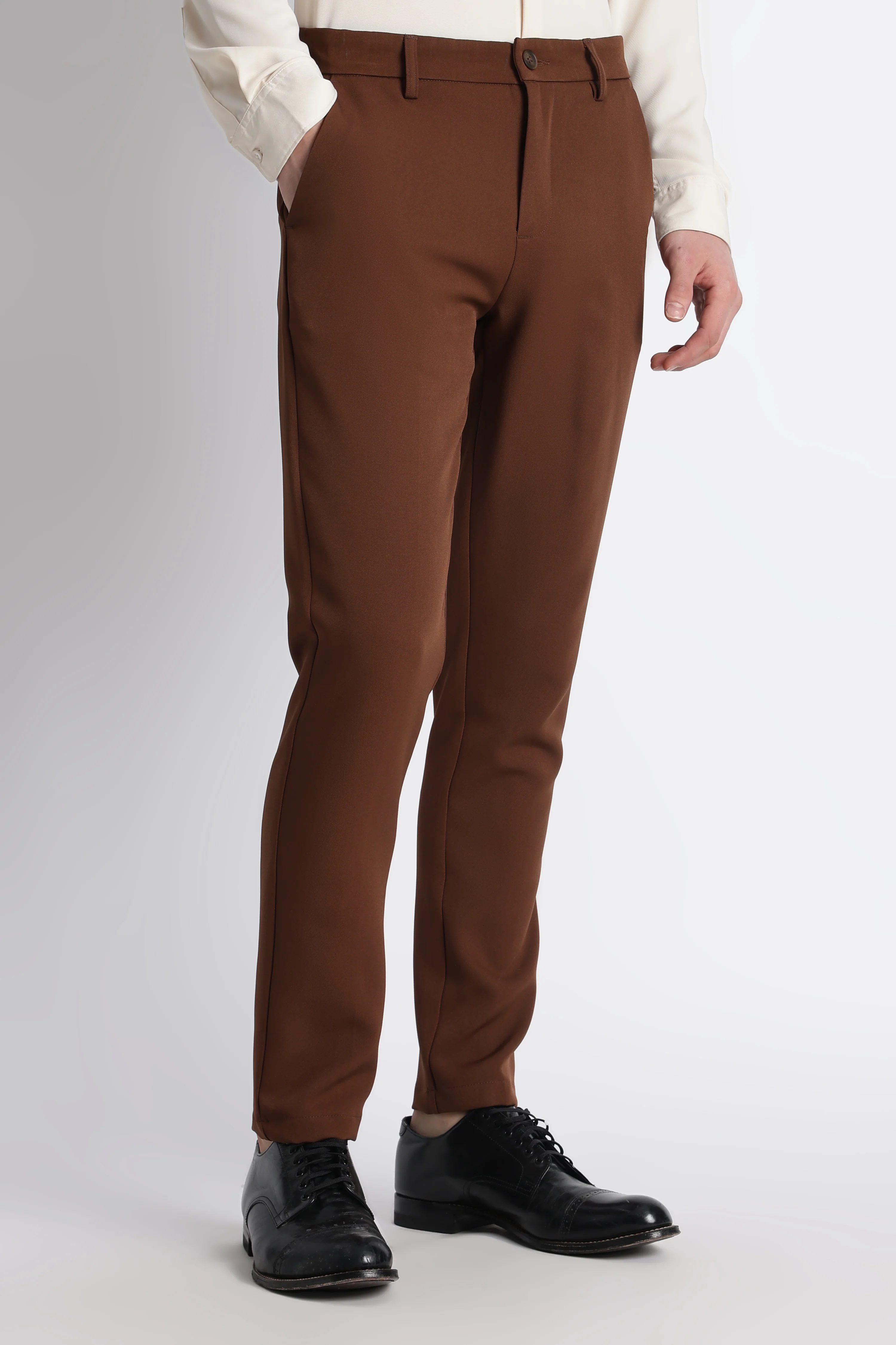 Men Modern Slim Fit Trousers - Image 7