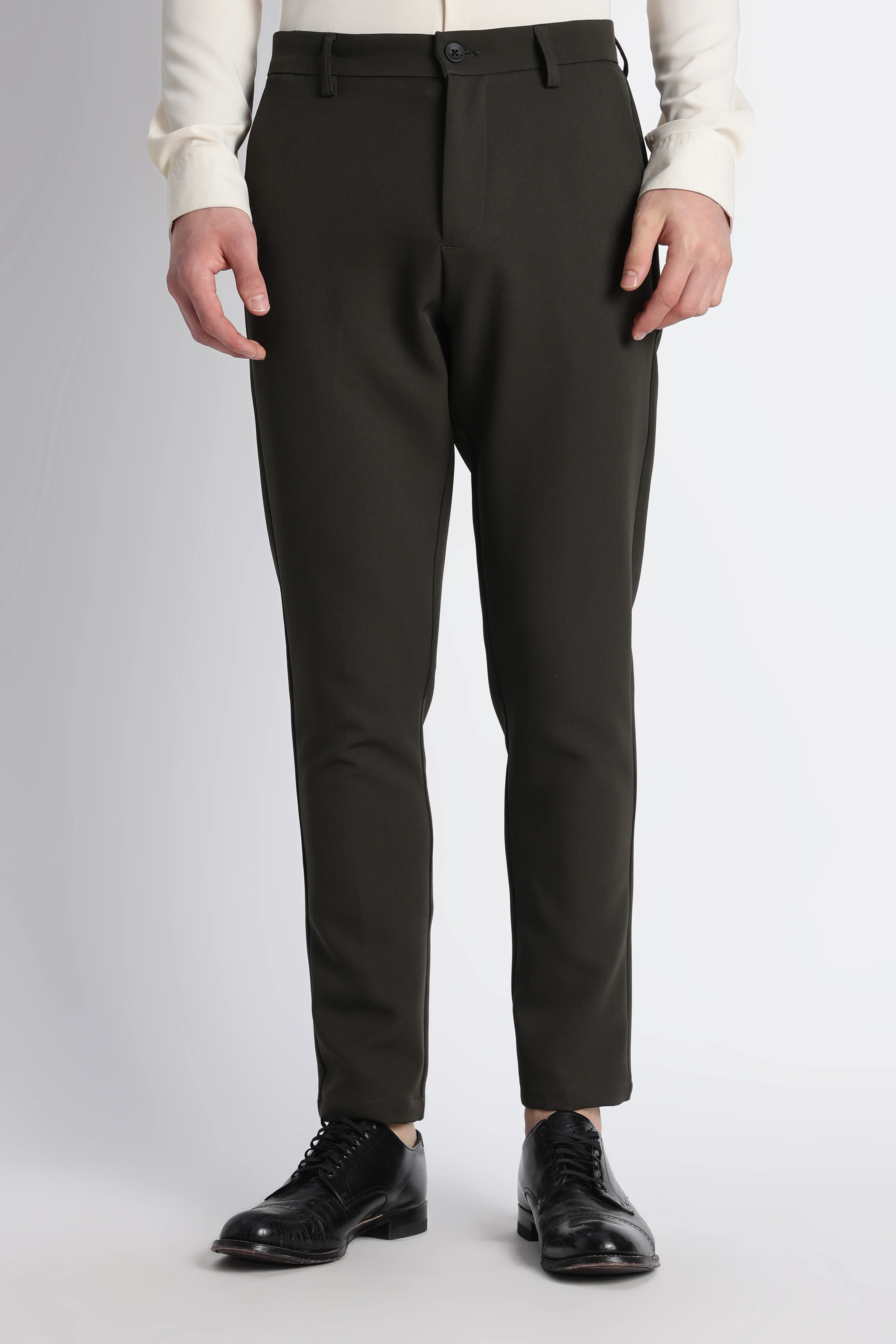 Men Modern Slim Fit Trousers - Image 4