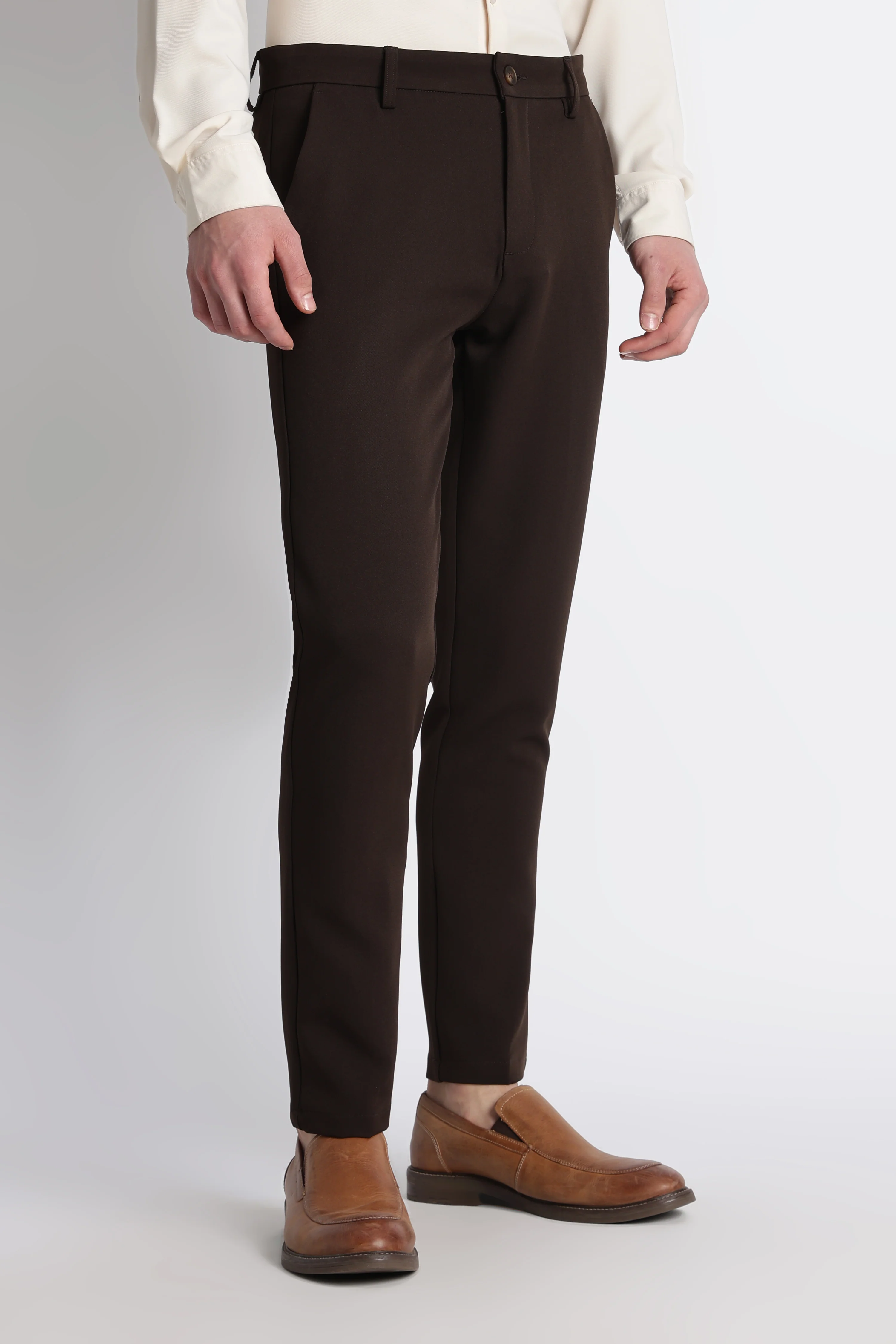Men Modern Slim Fit Trousers - Image 8