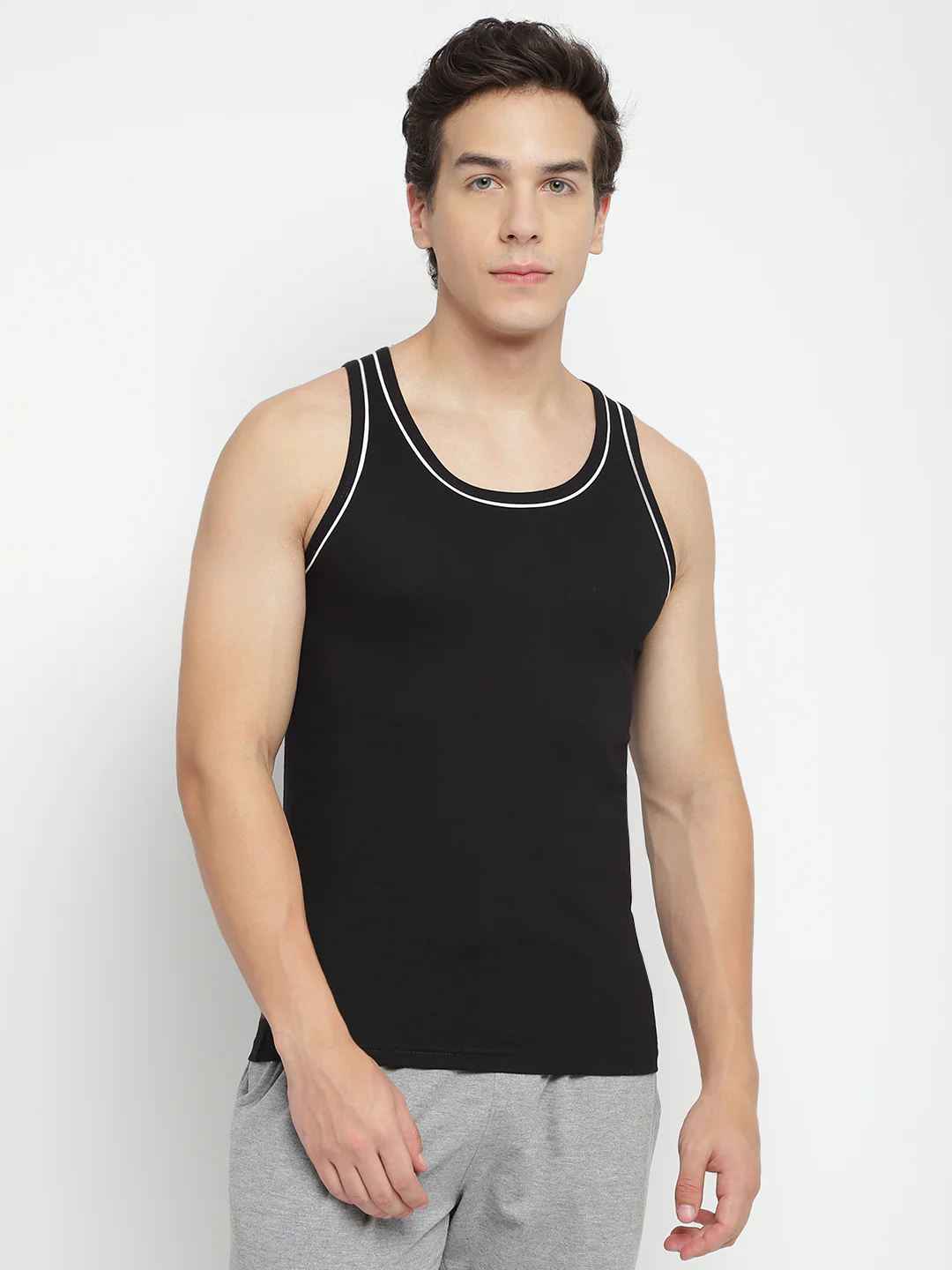 Men Modish Gym Vest (Pack of 2) - Image 2