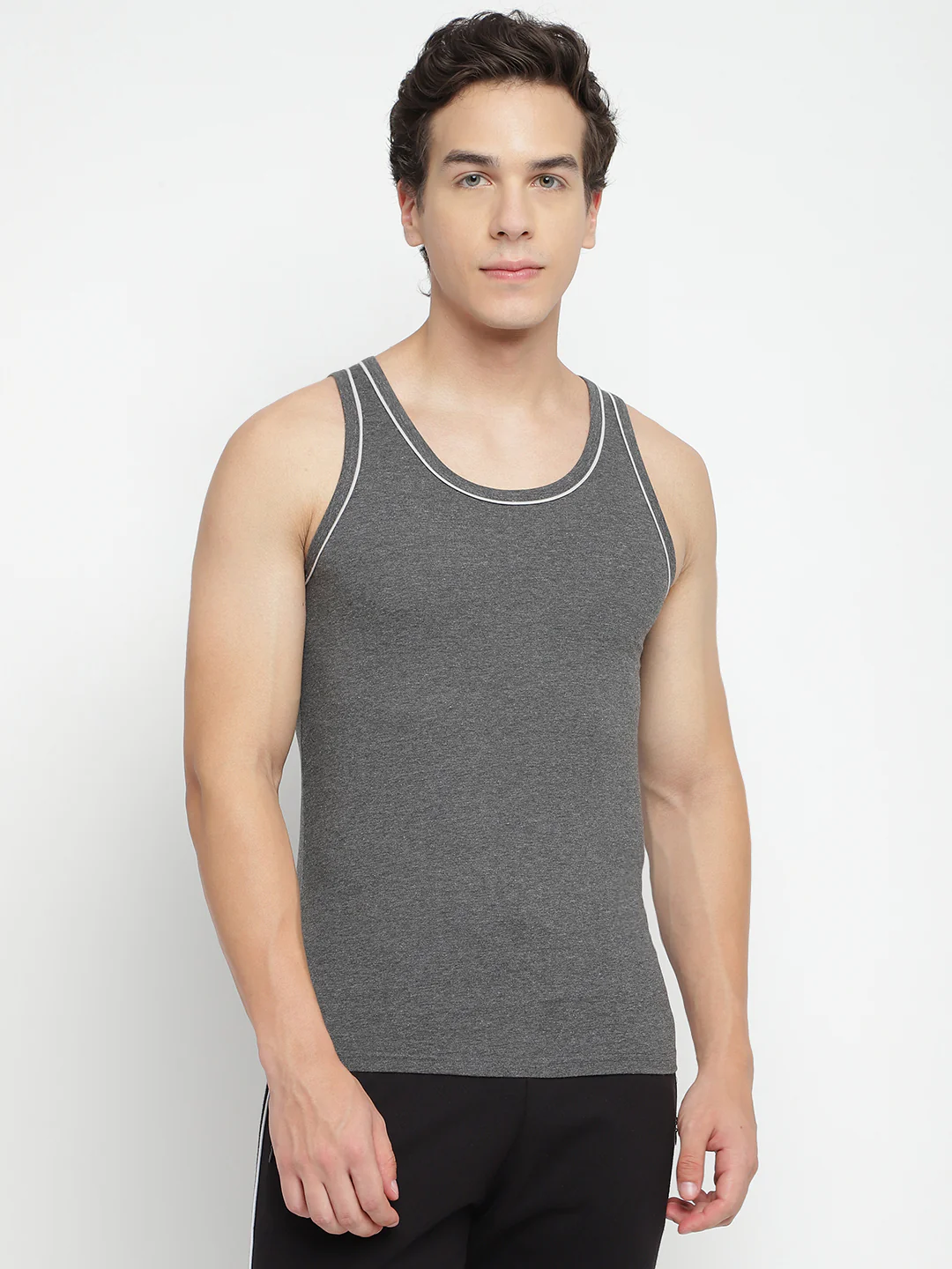 Men Modish Gym Vest (Pack of 2) - Image 2