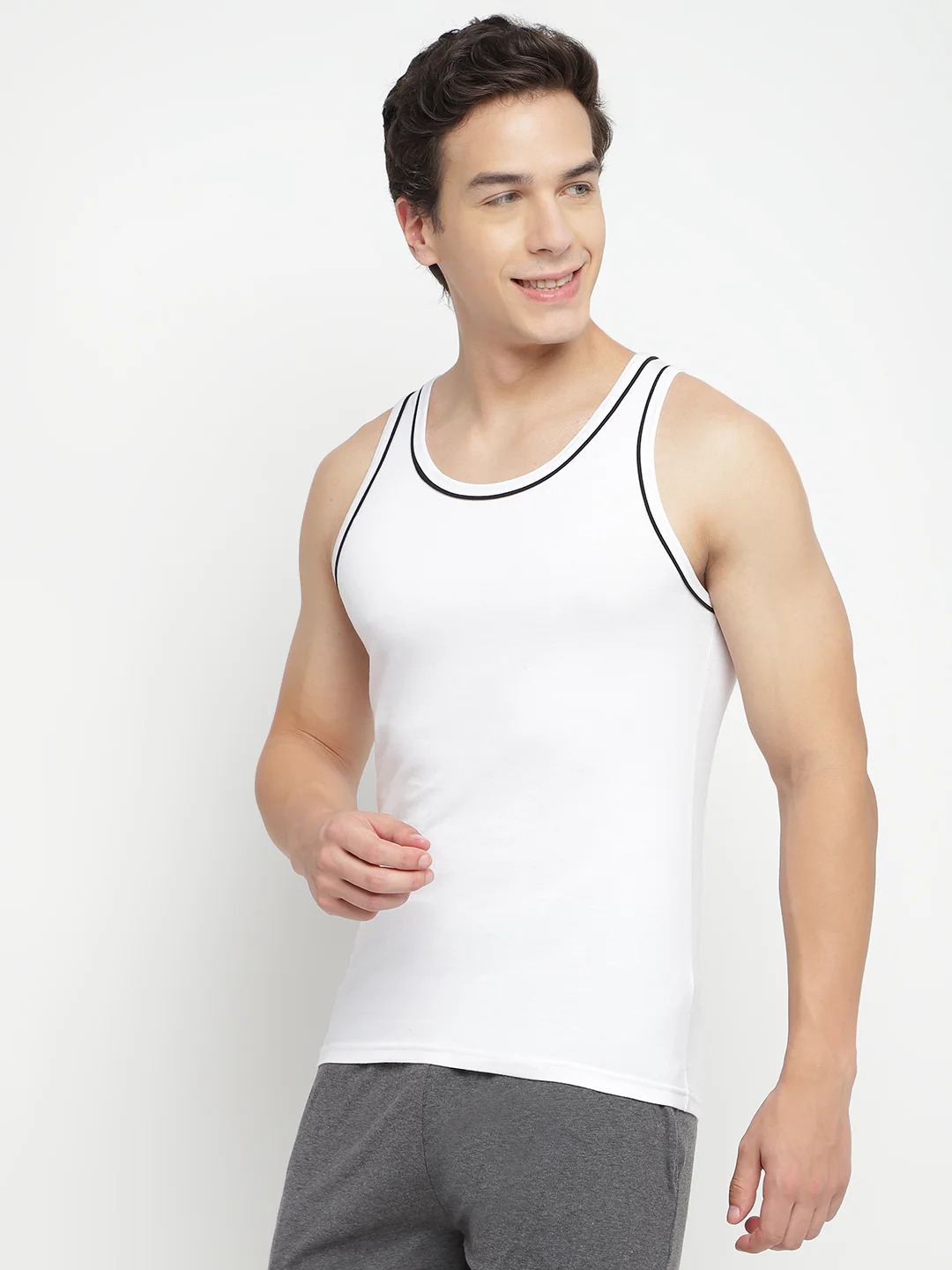Men Modish Gym Vest (Pack of 2) - Image 4