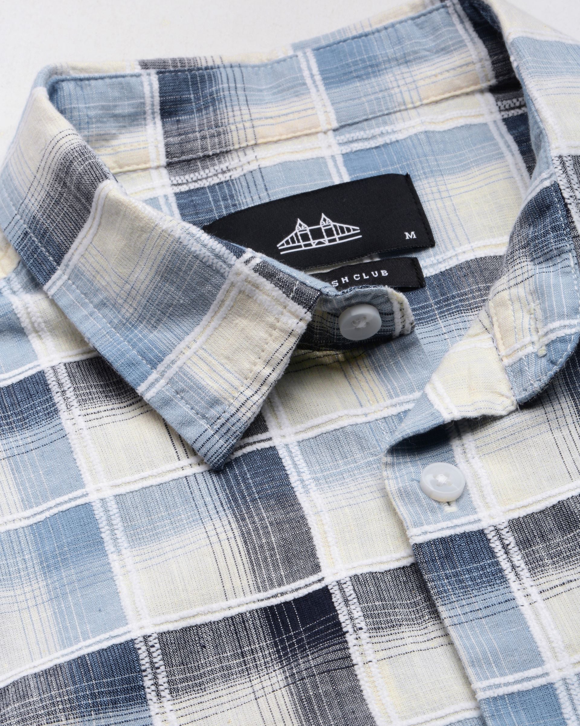 Men Multi Checked Cotton Shirt - Image 7
