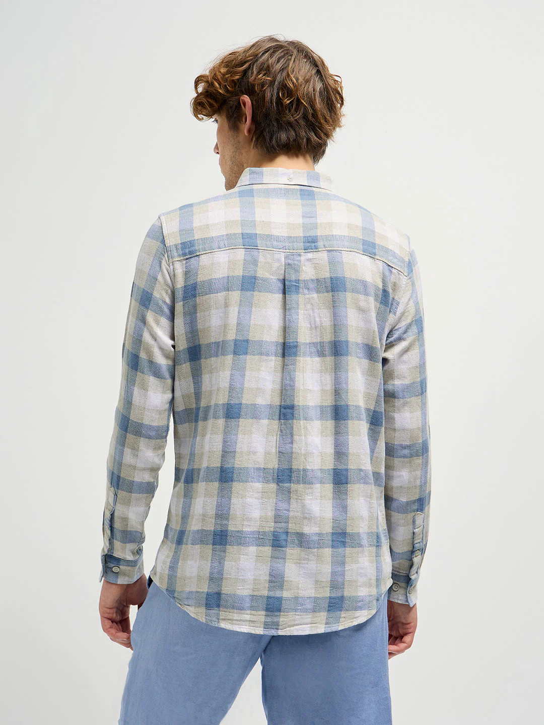 Men Multi-Color Checked Slim Fit Casual Shirt - Image 2
