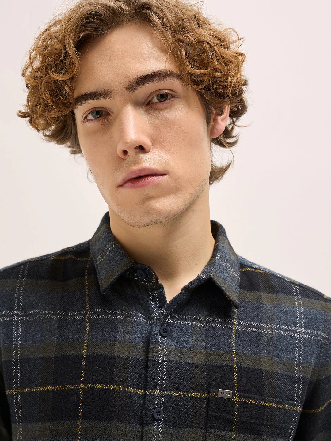 Men Multi-Color Checked Slim Fit Casual Shirt - Image 5