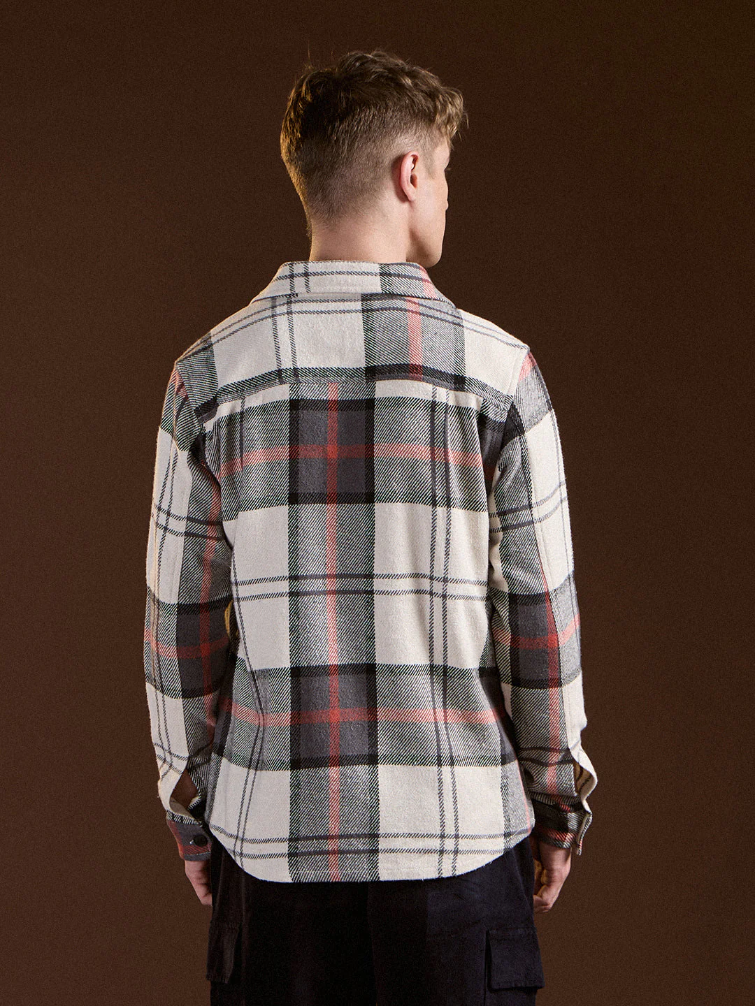 Men Multi-Color Flannel Checked Regular Fit Overshirt - Image 2