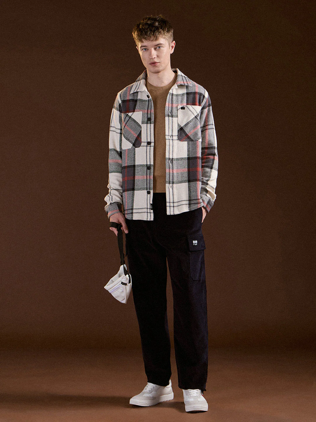 Men Multi-Color Flannel Checked Regular Fit Overshirt - Image 4