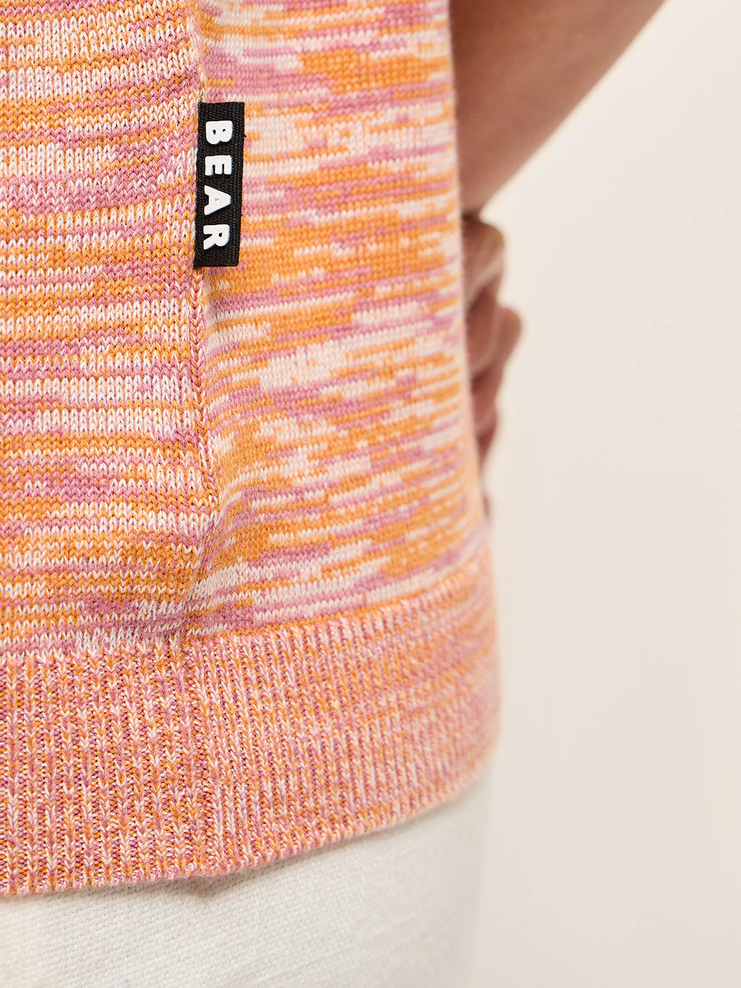 Men Multi-Color Marled texture Regular Fit Polo - Image 6