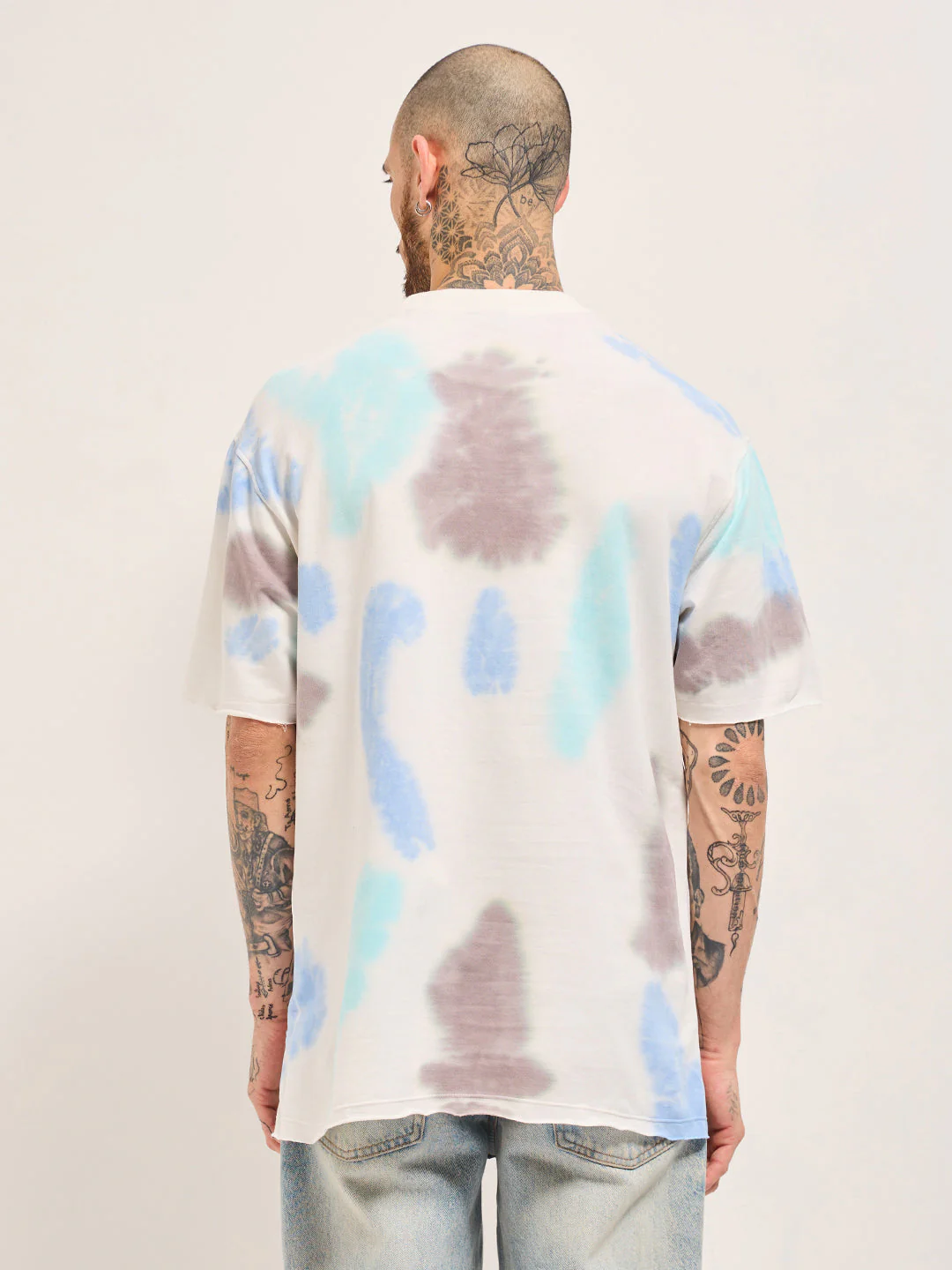Men Multi-Color Oversize T-Shirt - Image 2