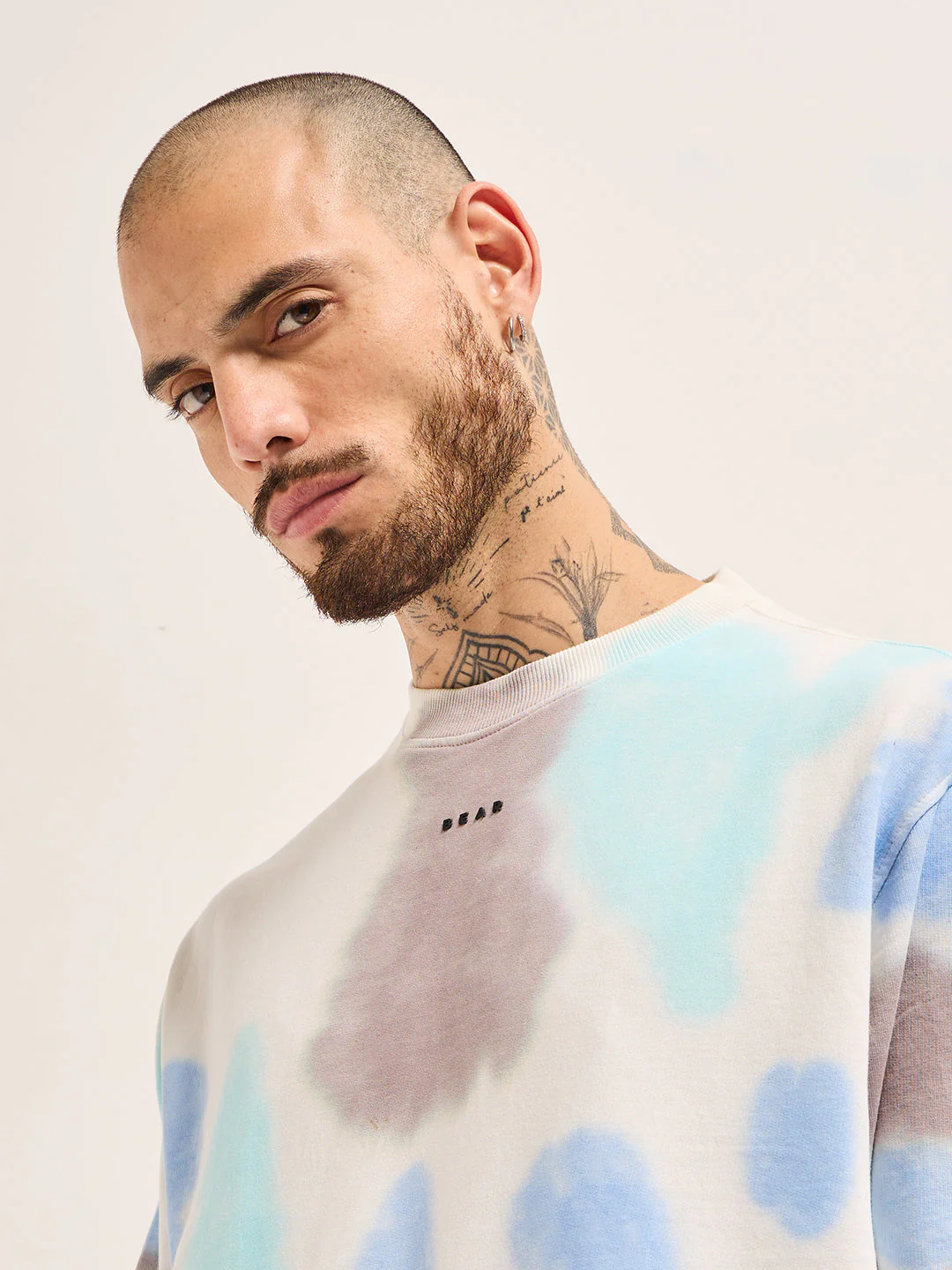 Men Multi-Color Oversize T-Shirt - Image 5