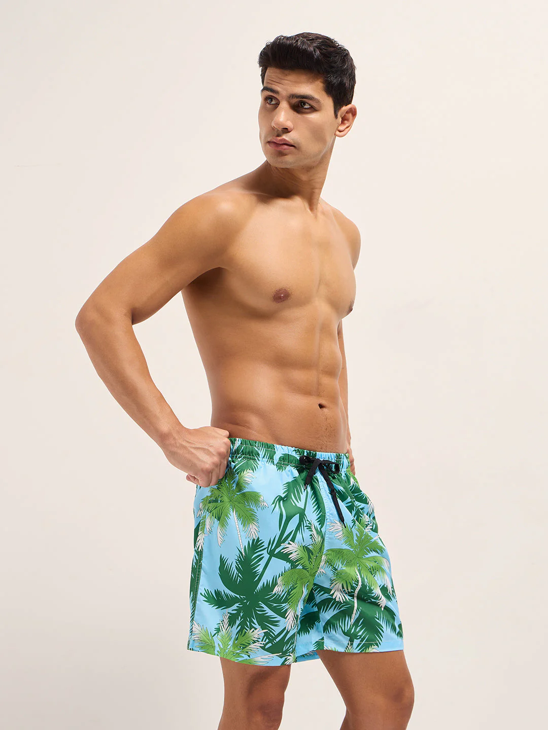 Men Multi-Color Printed Swim Shorts - Image 3