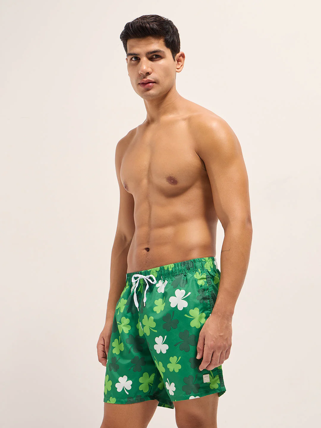 Men Multi-Color Printed Swim Shorts - Image 3