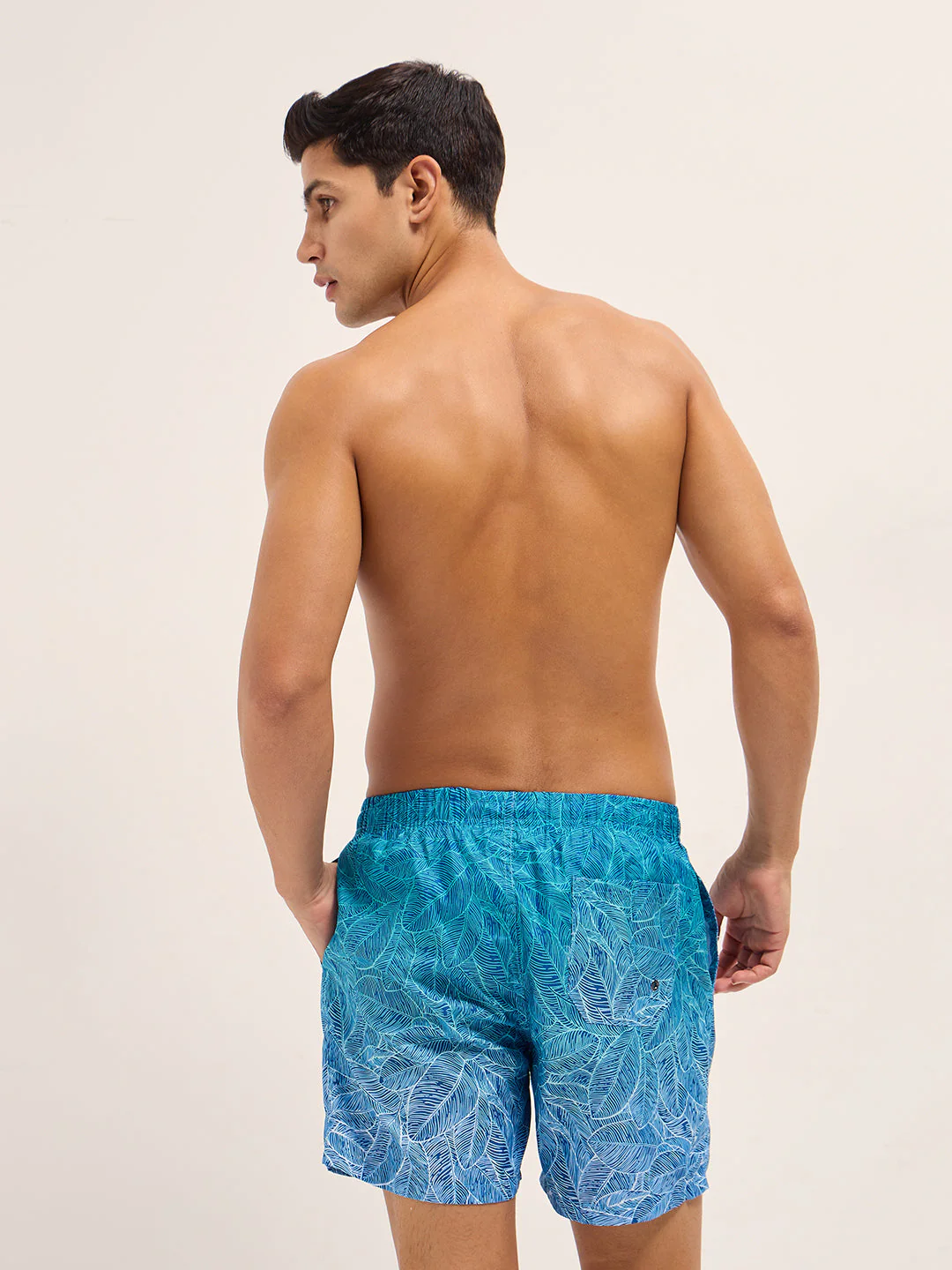 Men Multi-Color Printed Swim Shorts - Image 2
