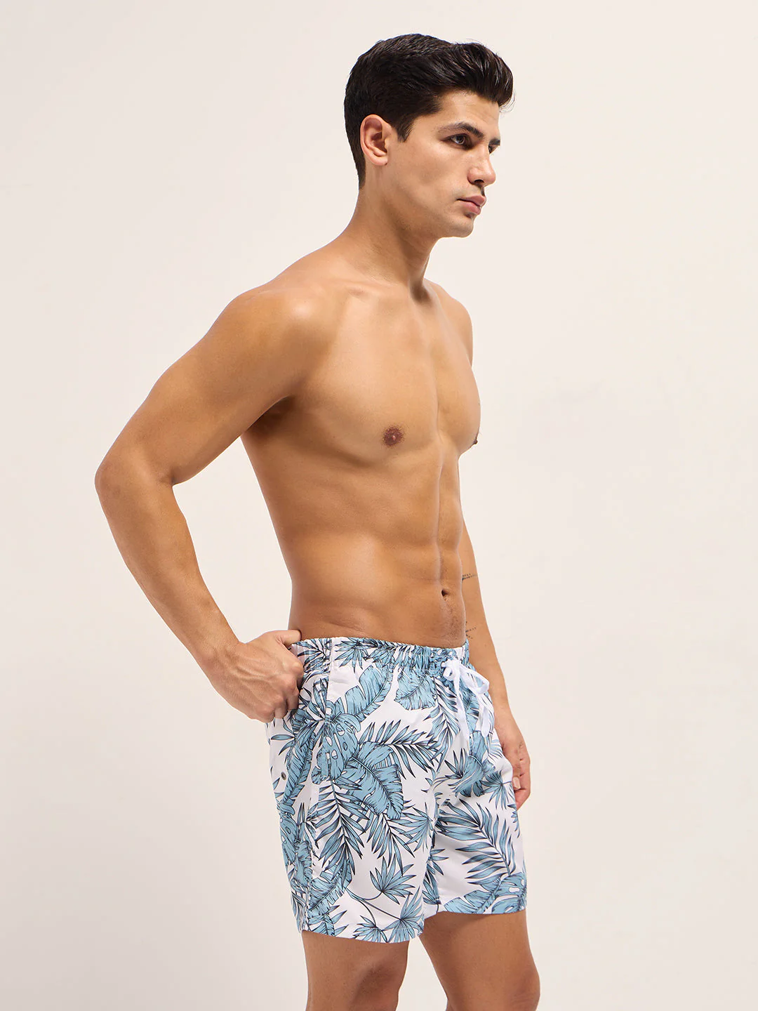 Men Multi-Color Printed Swim Shorts - Image 3
