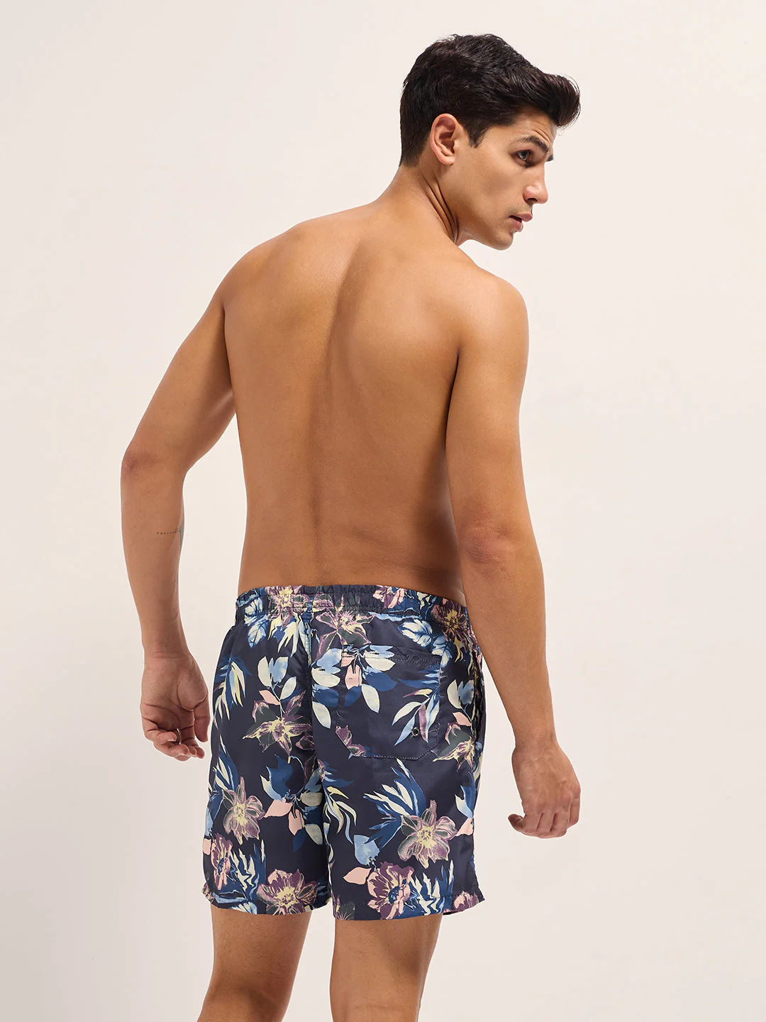 Men Multi-Color Printed Swim Shorts - Image 2