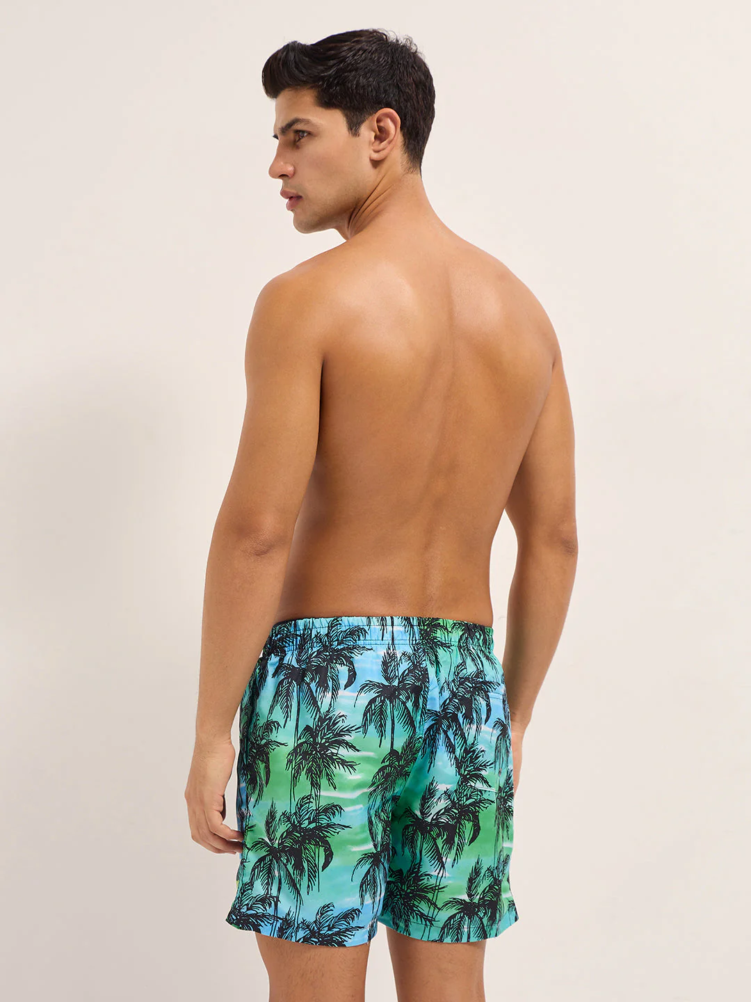 Men Multi-Color Printed Swim Shorts - Image 2