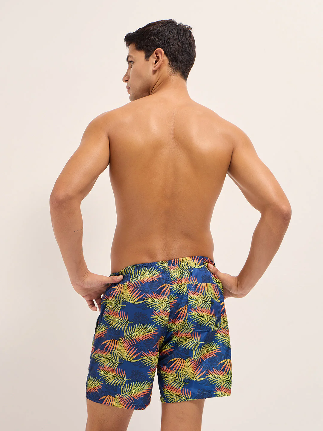 Men Multi-Color Printed Swim Shorts - Image 2
