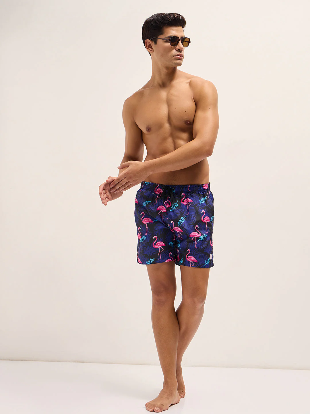 Men Multi-Color Printed Swim Shorts - Image 4