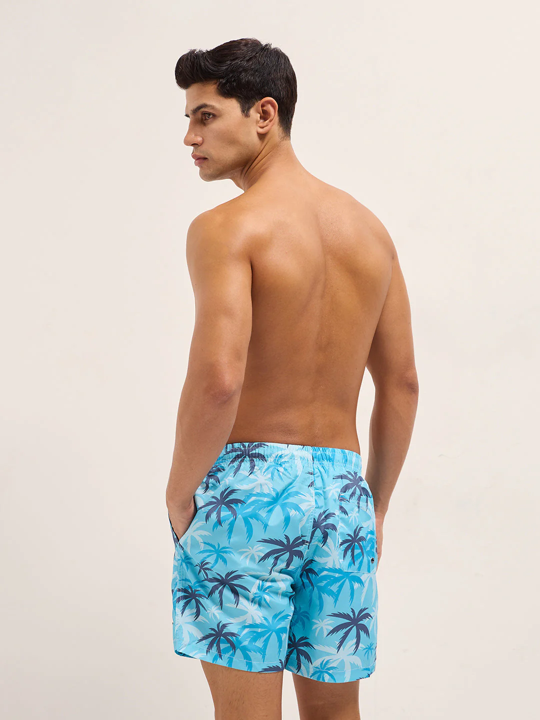 Men Multi-Color Printed Swim Shorts - Image 2