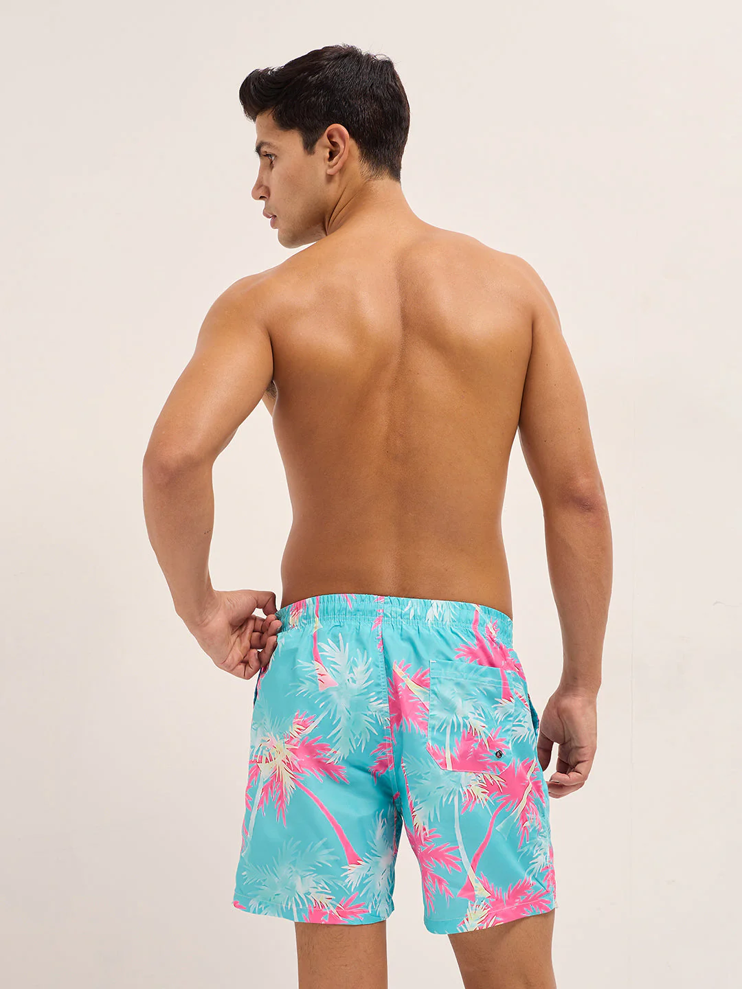 Men Multi-Color Printed Swim Shorts - Image 2