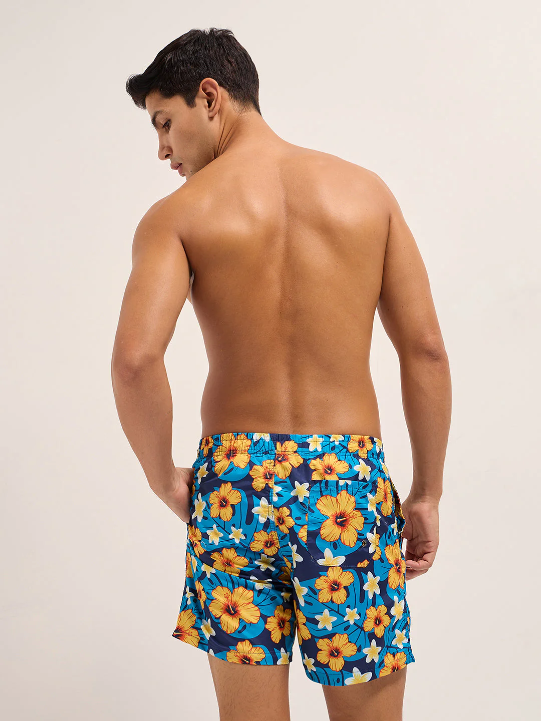 Men Multi-Color Printed Swim Shorts - Image 2