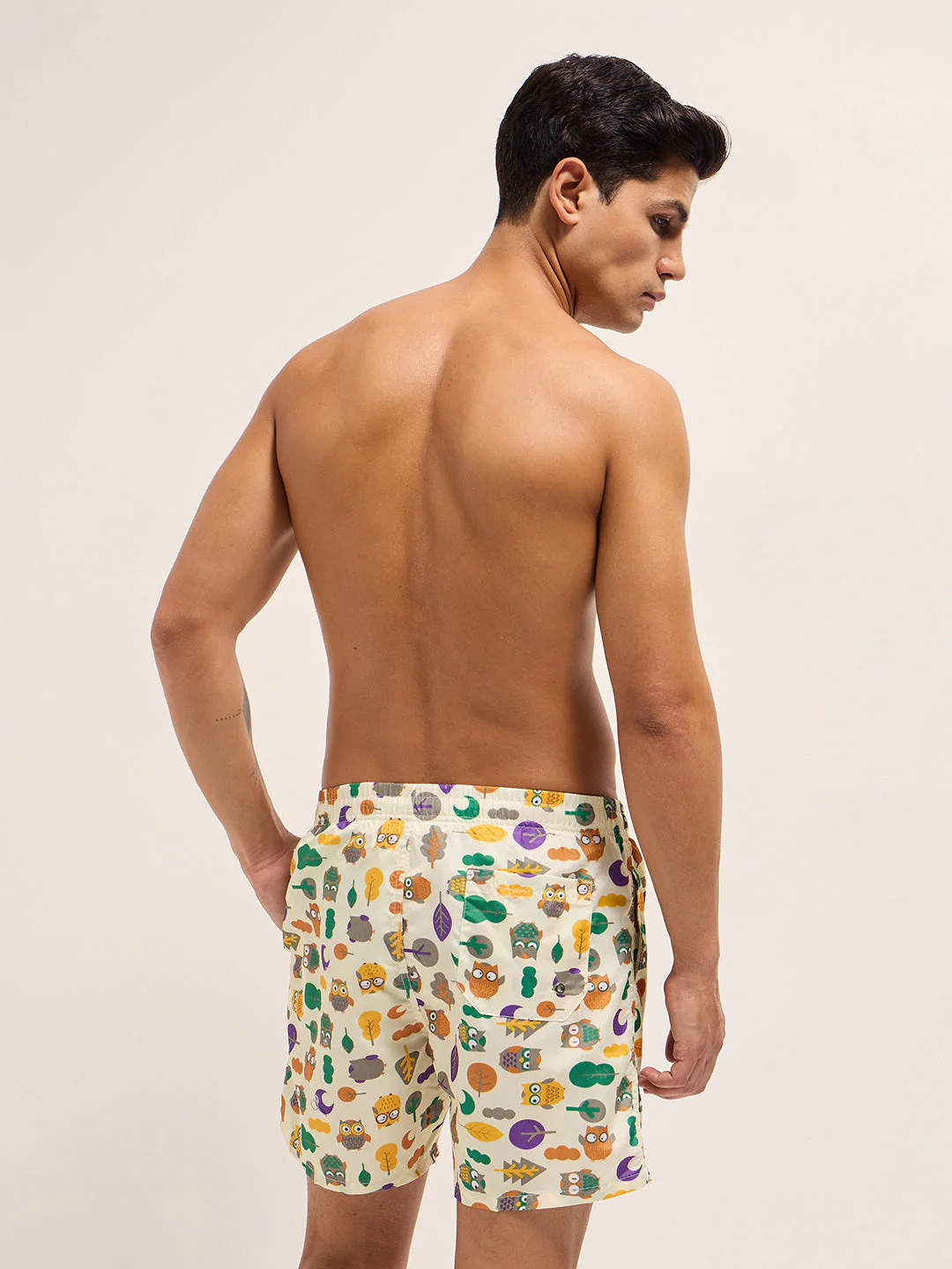 Men Multi-Color Printed Swim Shorts - Image 2