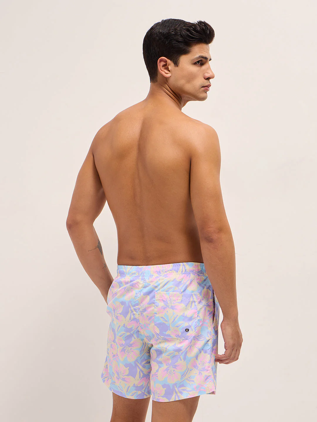 Men Multi-Color Printed Swim Shorts - Image 2