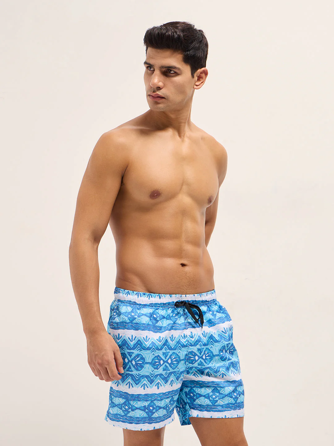 Men Multi-Color Printed Swim Shorts - Image 3