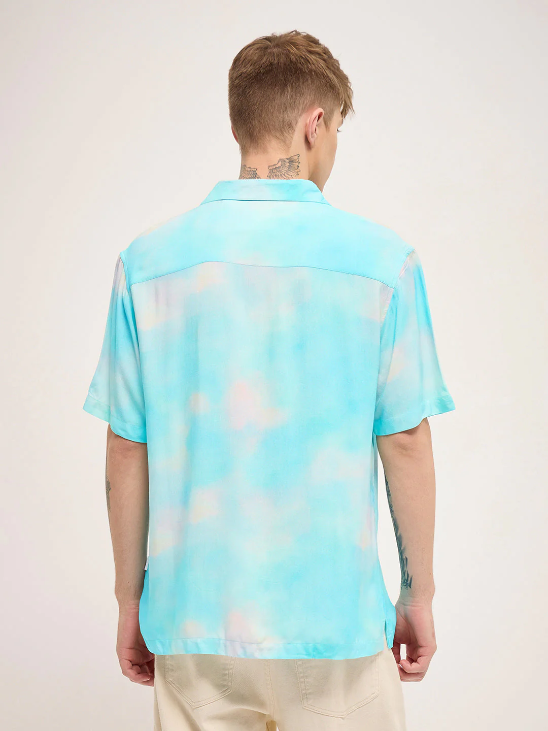 Men Multi-Color Tie-Dye Regular Fit Casual Shirt - Image 2