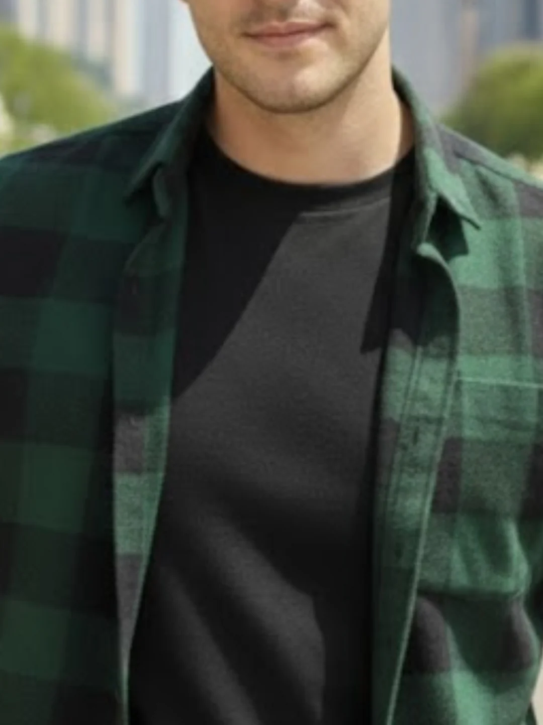 Men Multi Cut Away Collar Shirt - Image 3