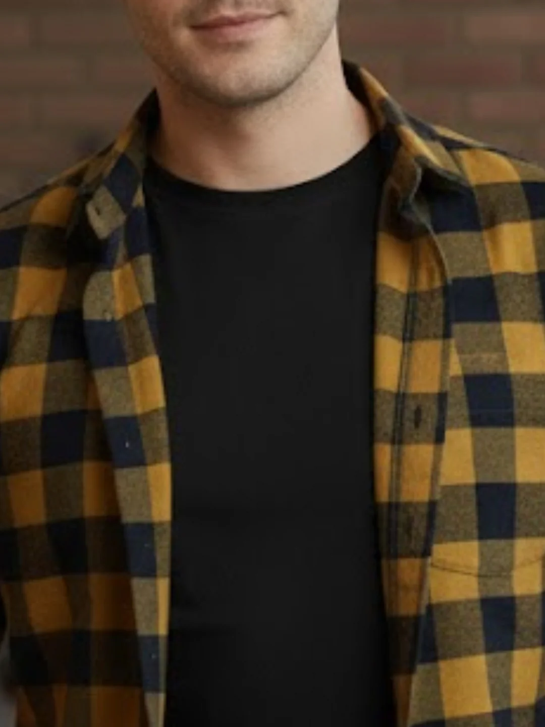 Men Multi Cut Away Collar Shirt - Image 3