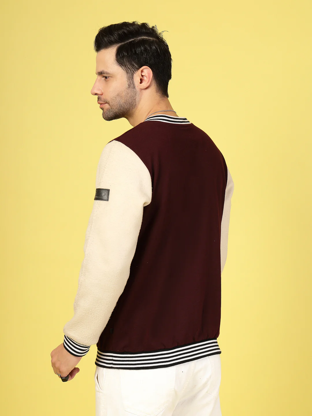 Men Multi V-Neck Sweatshirt - Image 2
