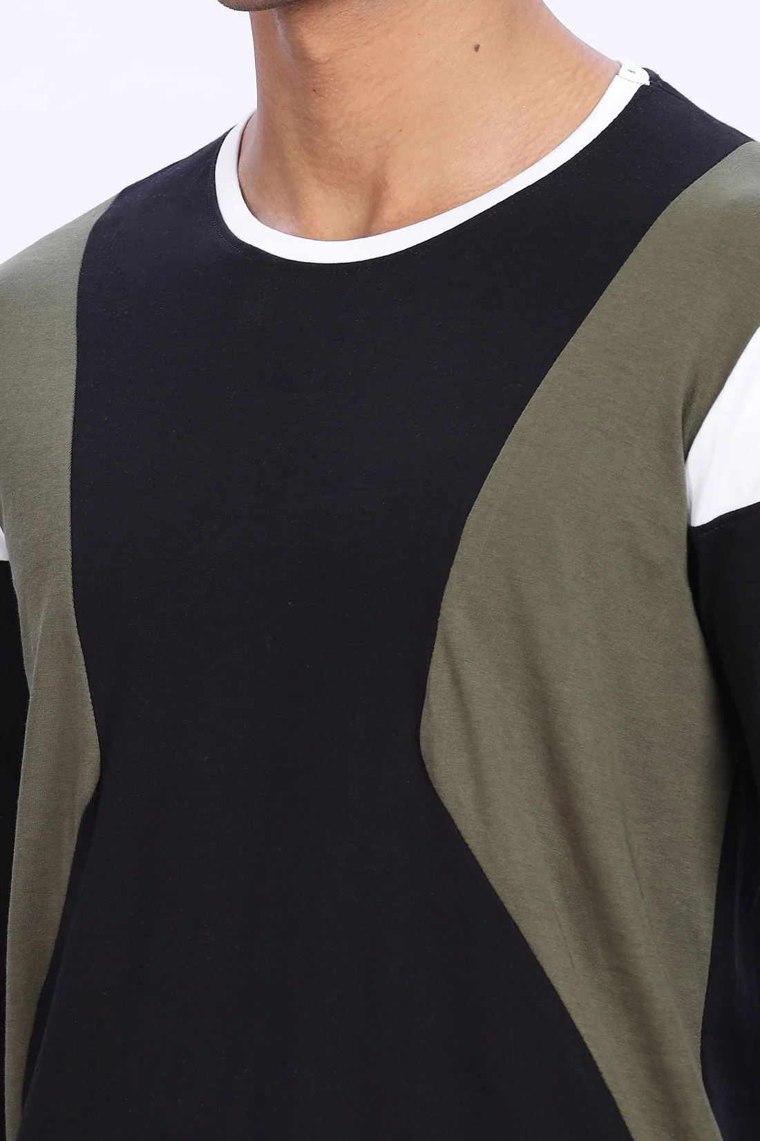 Men Multicolor Casual Full Sleeve Round Neck T-Shirt - Image 5